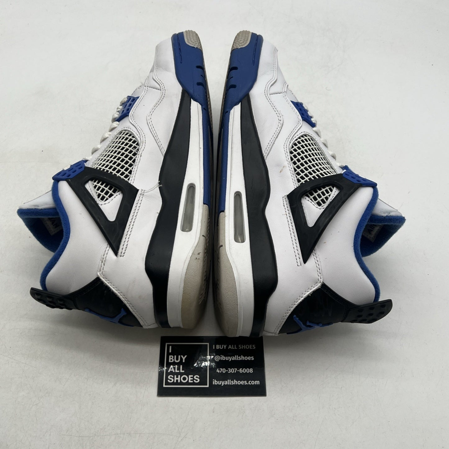 Size 10.5 - Air Jordan 4 Retro Mid Motorsports (308497-117)