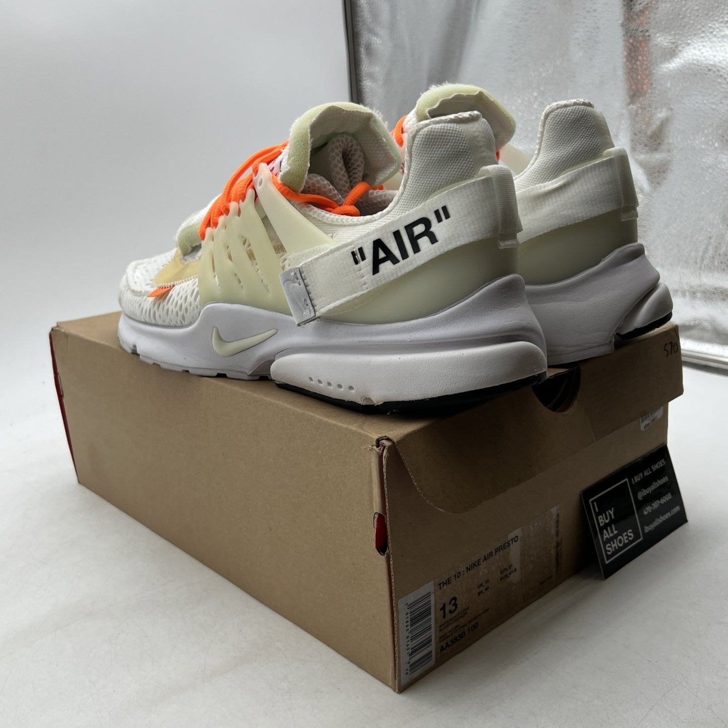Size 13 - Nike Air Presto x Off-White White 2018 (AA3830-100)