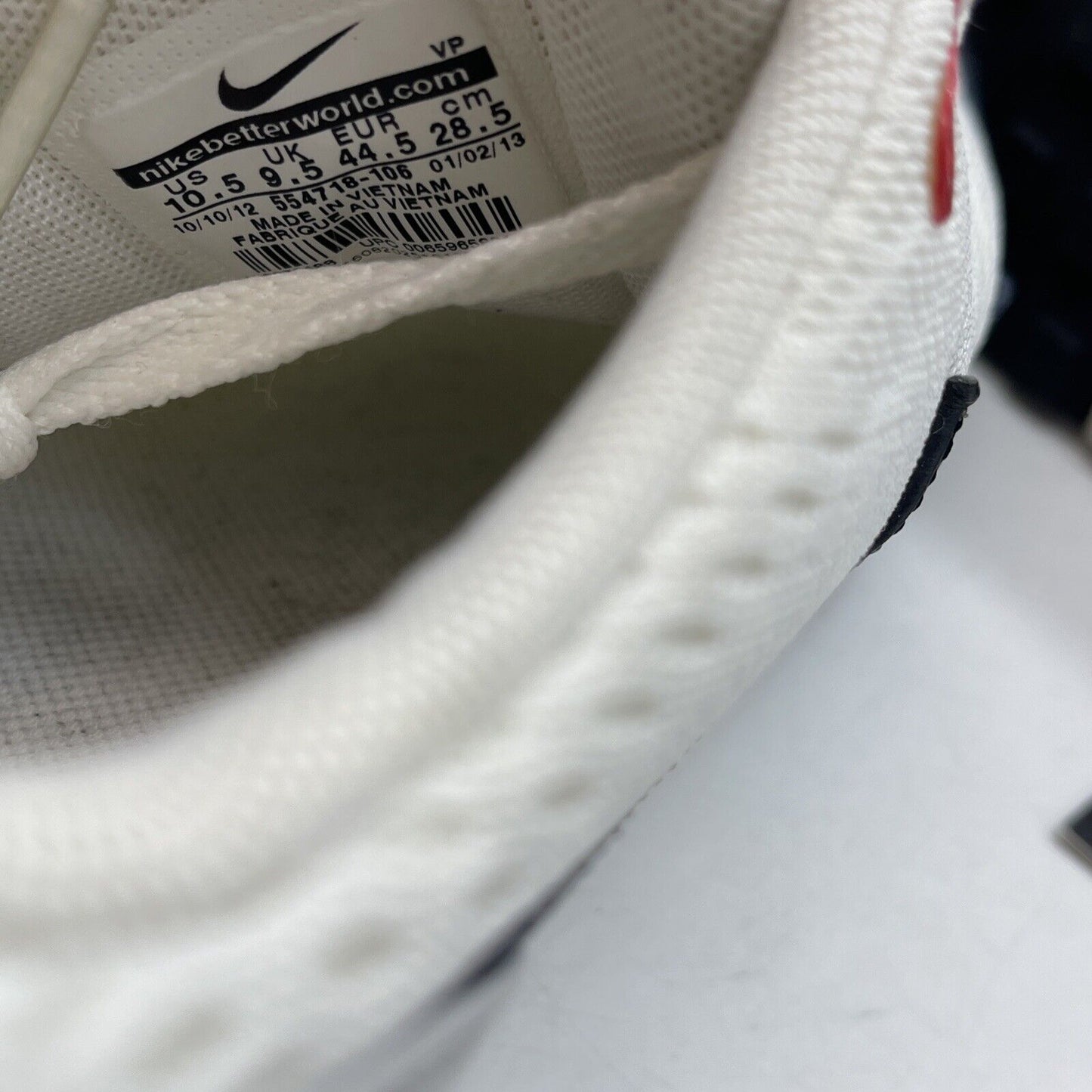 Size 10.5 - Nike Air Max 1 EM 'Dark Obsidian White Blue Suede (554718-106)