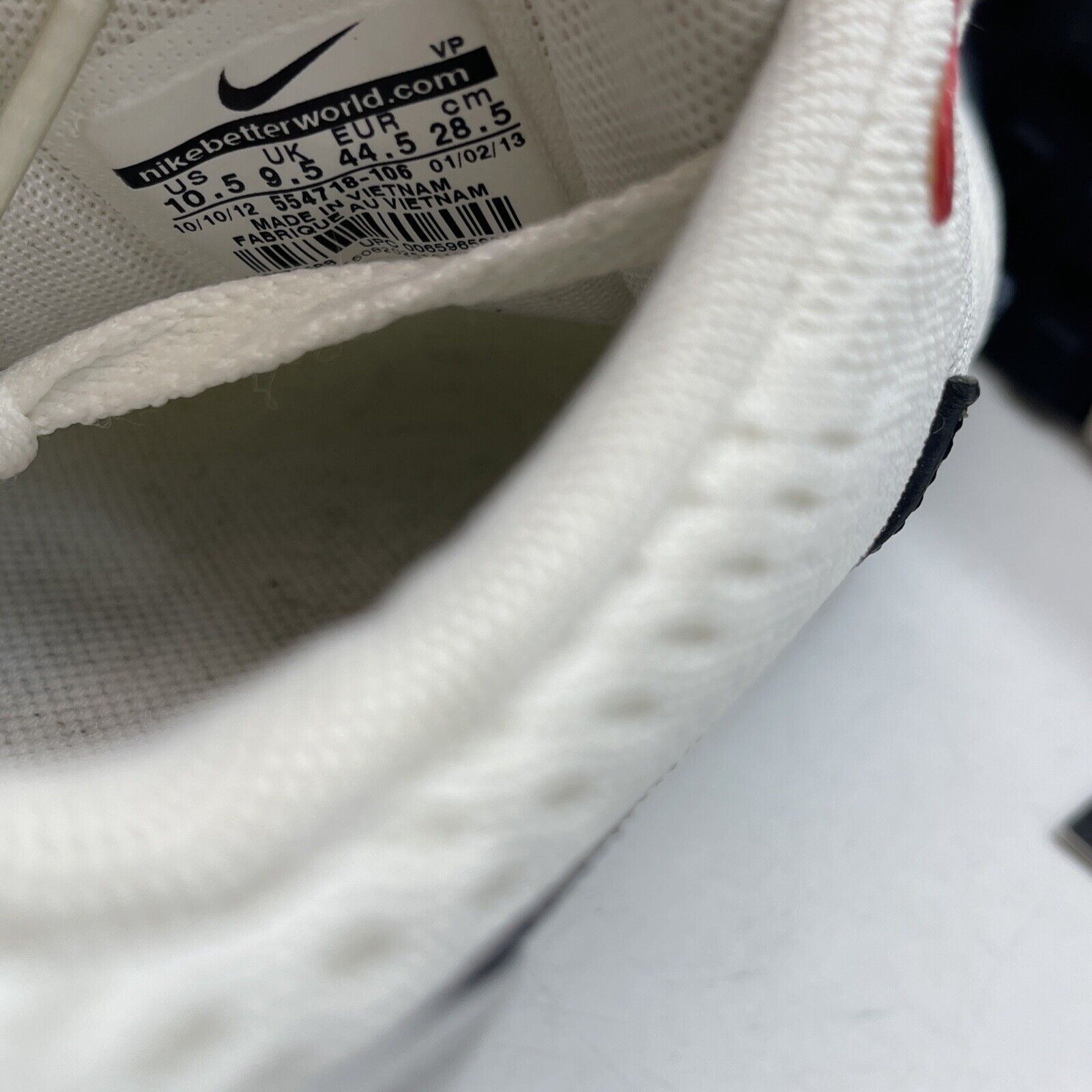 Size 10.5 - Nike Air Max 1 EM 'Dark Obsidian White Blue Suede (554718-106)