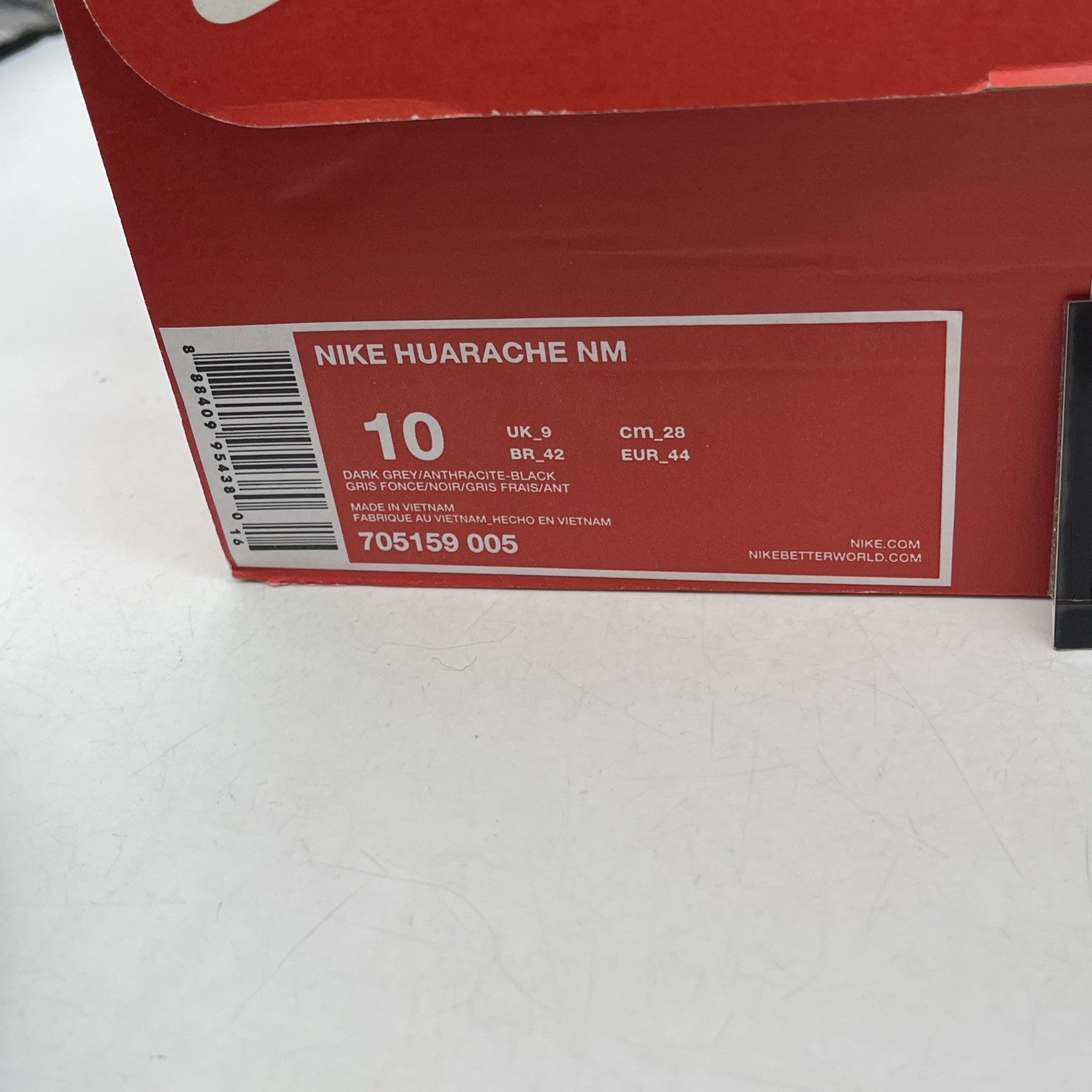 Size 10 - Nike Huarache NM Dark Grey (705159-005)