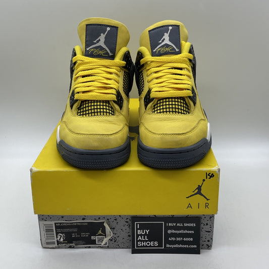 Size 7.5Y - Air Jordan 4 Retro GS Tour Yellow 2021 Suede Leather (408452700)