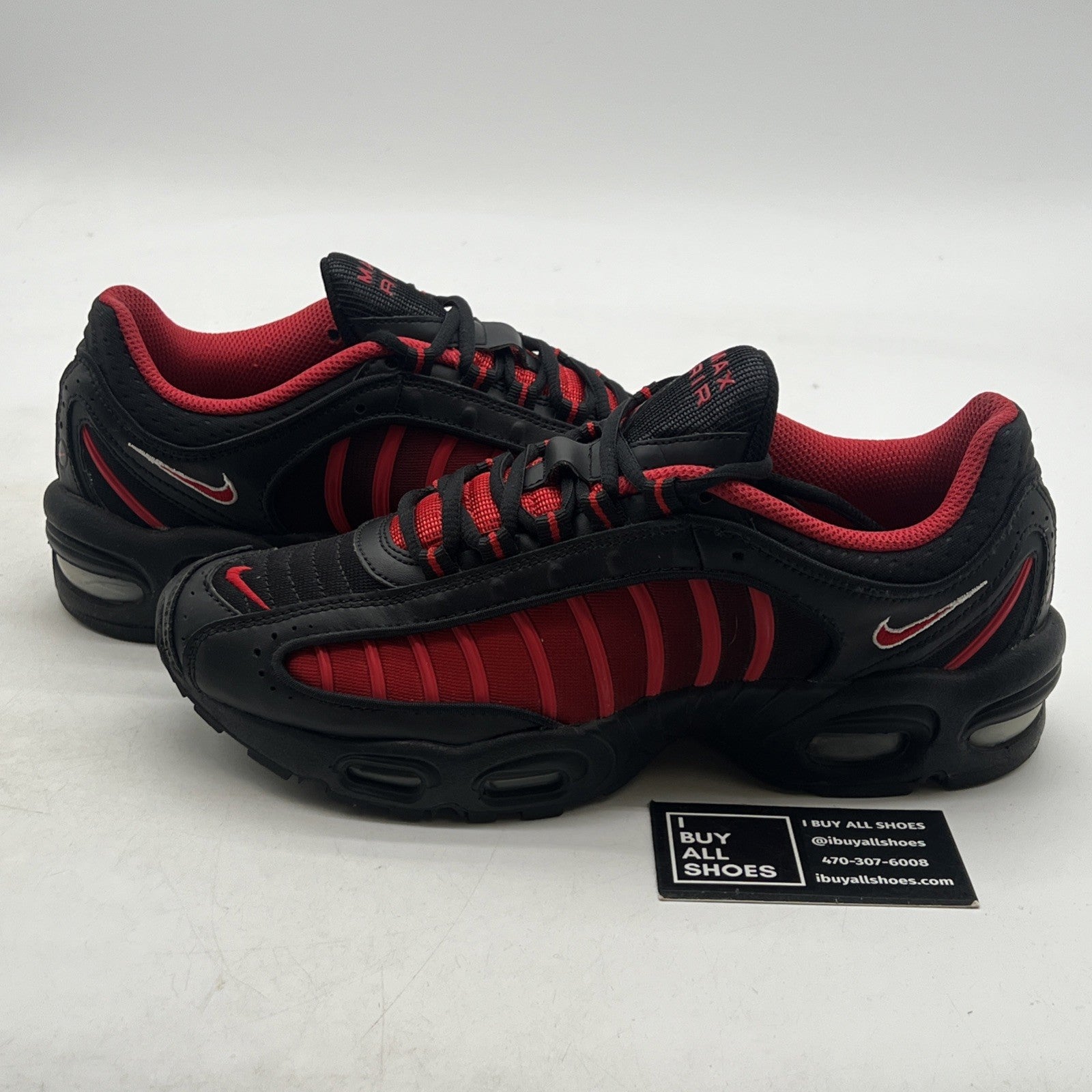 Size 8 - Nike Air Max Tailwind 4 University Red Black Mens (CD0456-600)