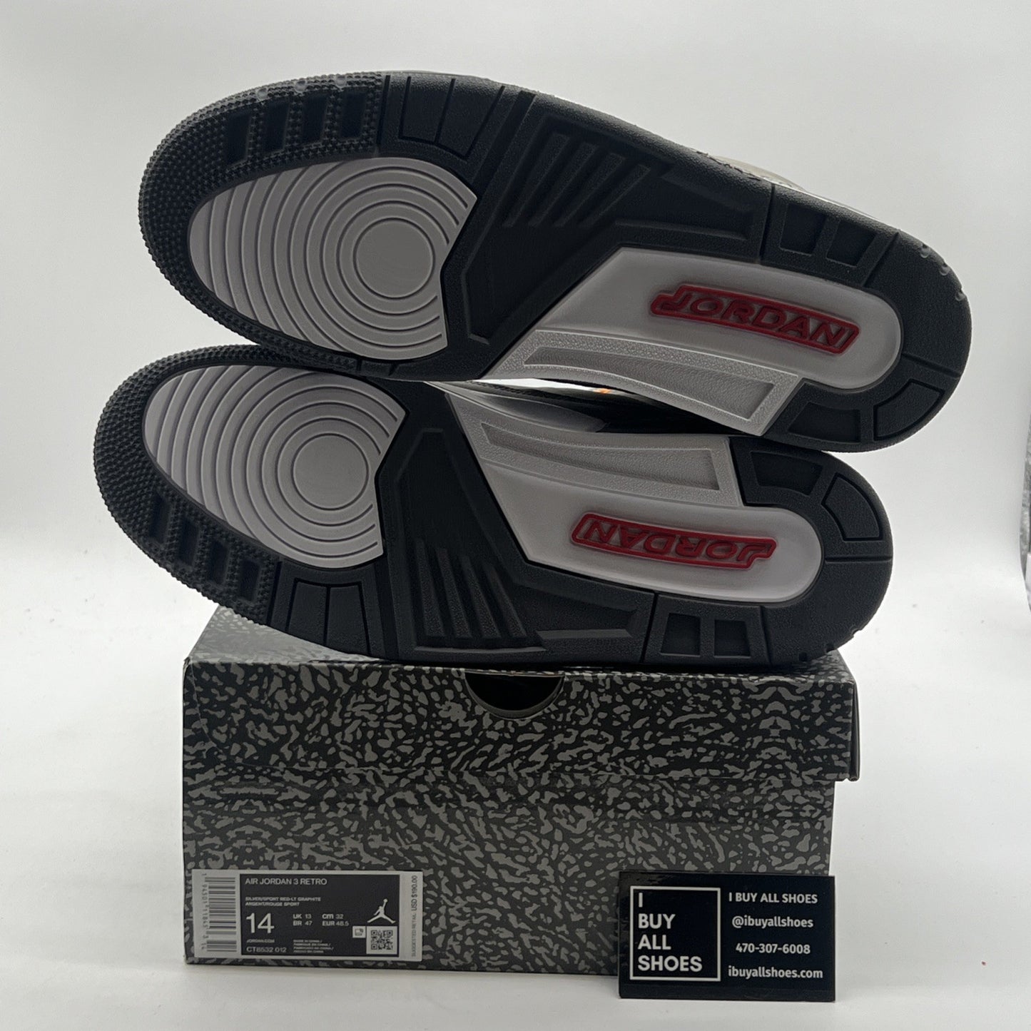Size 14 - Air Jordan 3 Retro Mid Cool Grey (CT8532-012)