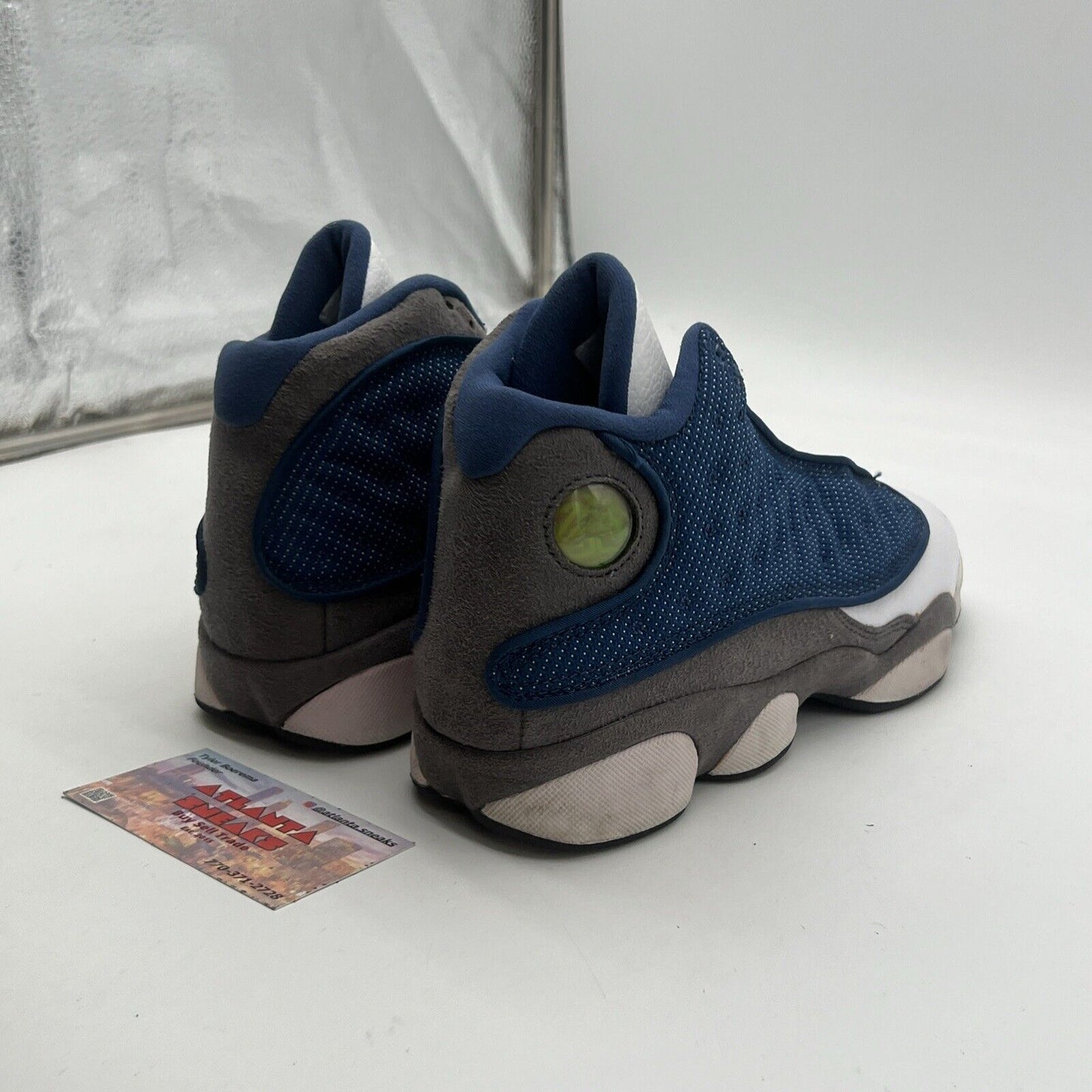 Size 7 (GS) - Air Jordan 13 Retro 2010 Mid Flint (414574-401)