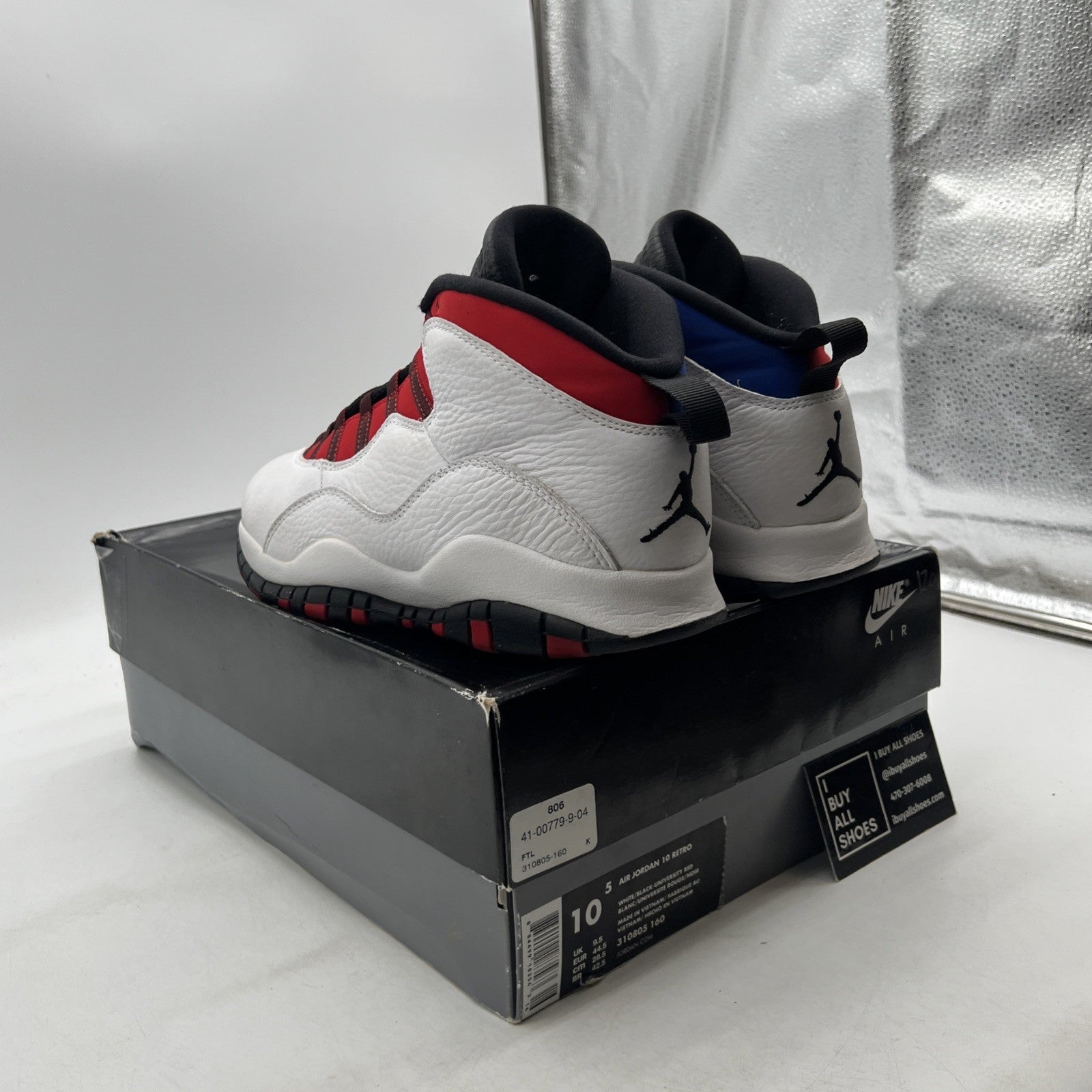 Size 10.5 - Air Jordan 10 Westbrook Class of 2006 (310805-160)