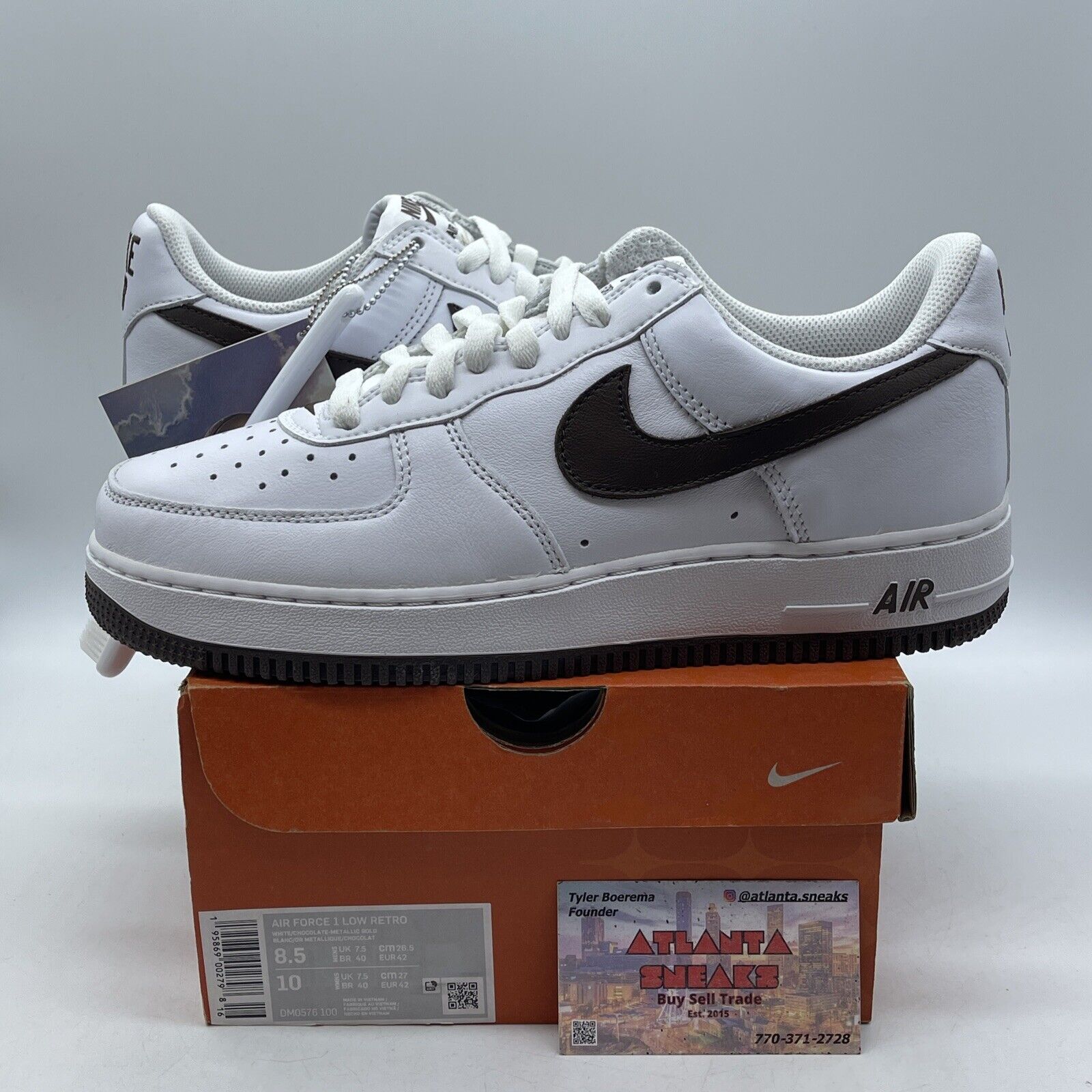 Size 8.5 - Nike Air Force 1 Low Color of the Month White Chocolate (DM0576-100)