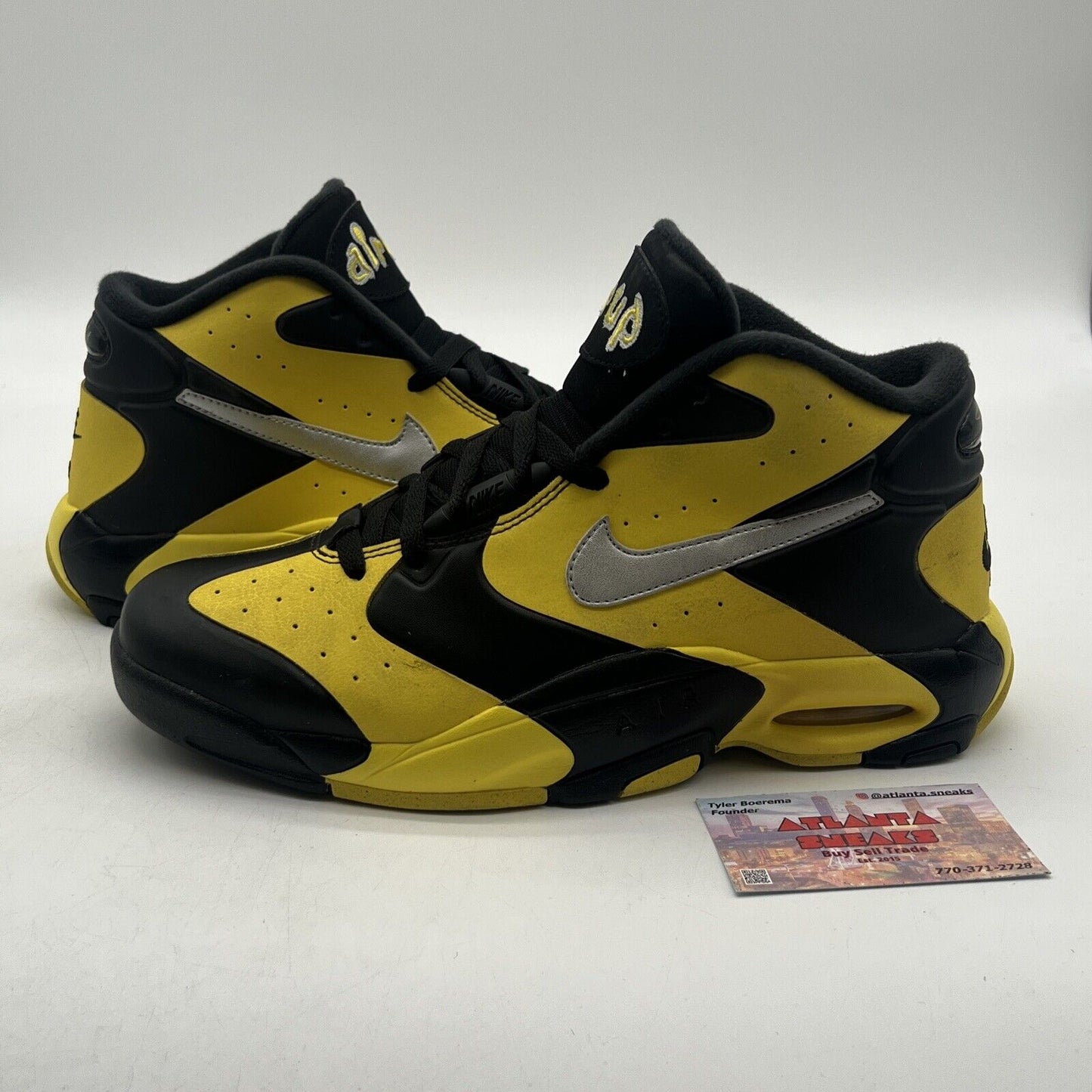 Size 9 - Nike Air Up '14 Black Yellow Strike