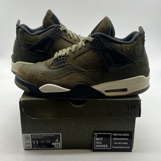 Size 11 - Air Jordan 4 SE Retro Low Craft - Olive (FB9927-200)