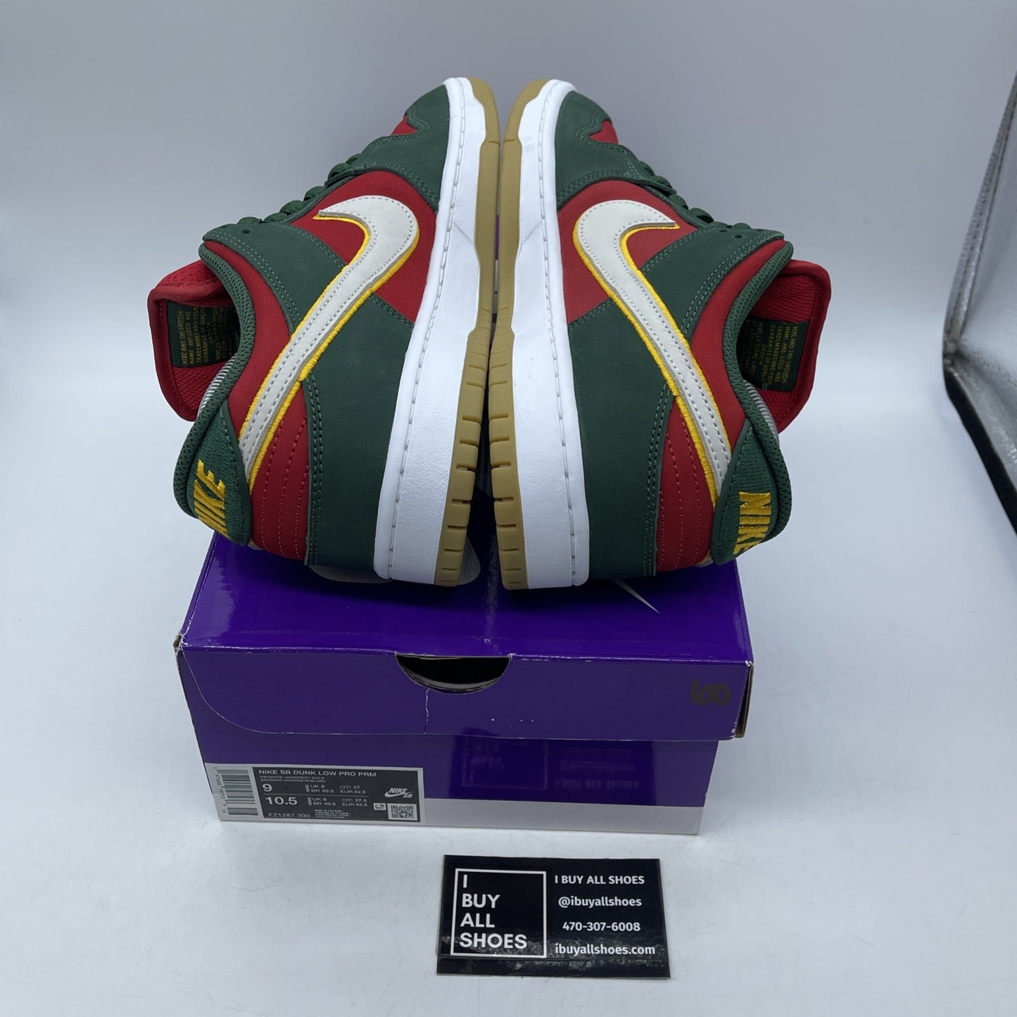 Size 9 - Nike Dunk Premium SB Low Seattle Supersonics Suede (FZ1287-300)