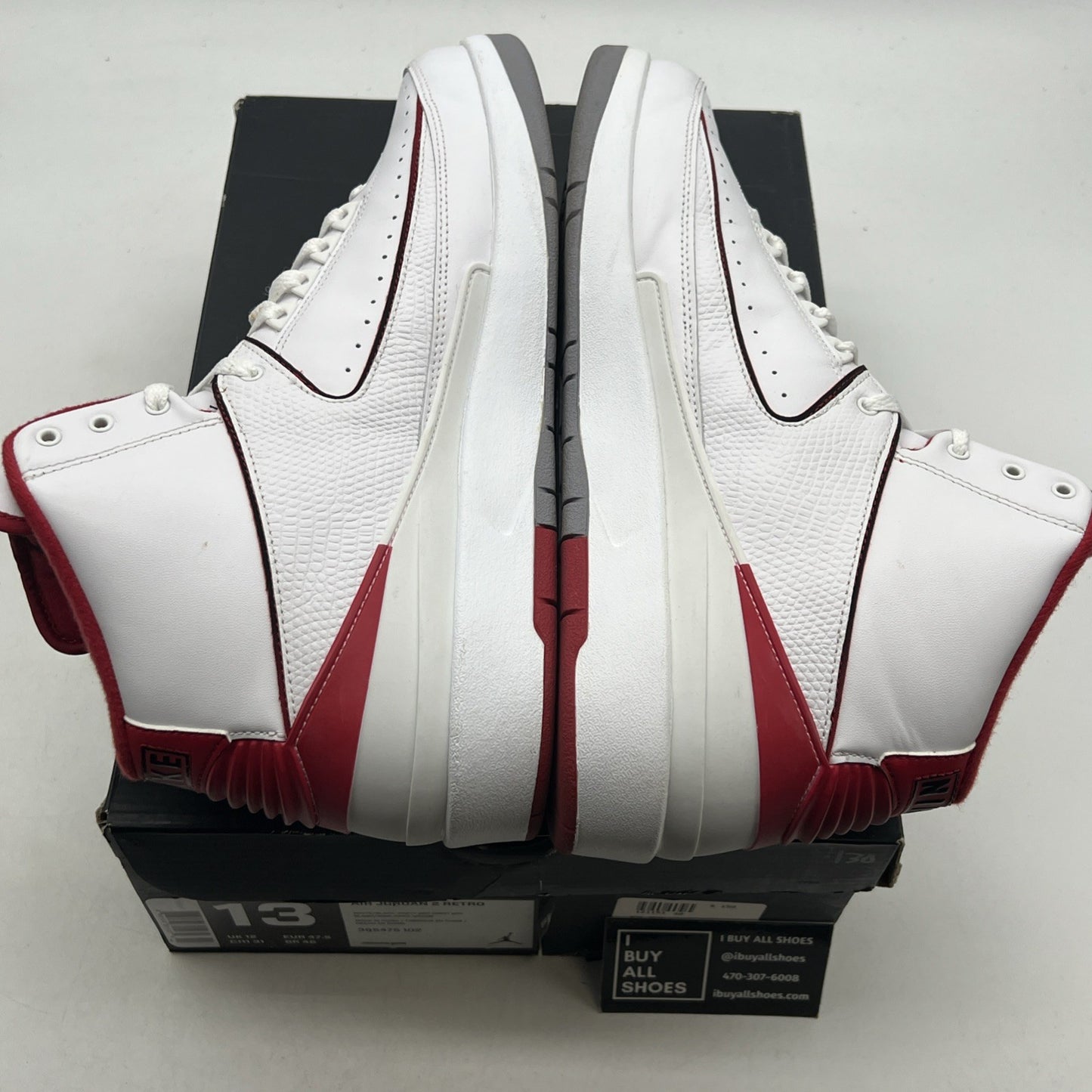 Size 13 - Air Jordan 2 Retro Chicago Home (385475-102)