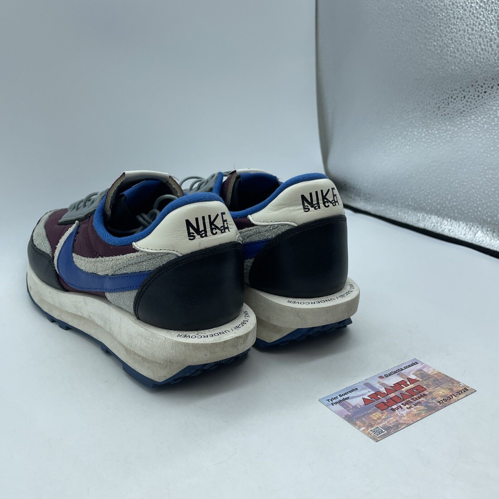 Size 12 - Nike sacai x Undercover LDWaffle Night Maroon Team Royal (DJ4877-600)