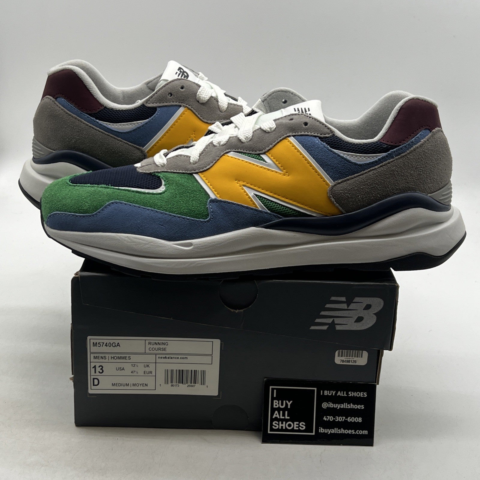 Size 13 - DAHOOD HUB x New Balance 5740 Da Special Pack - Green (M5740GA)