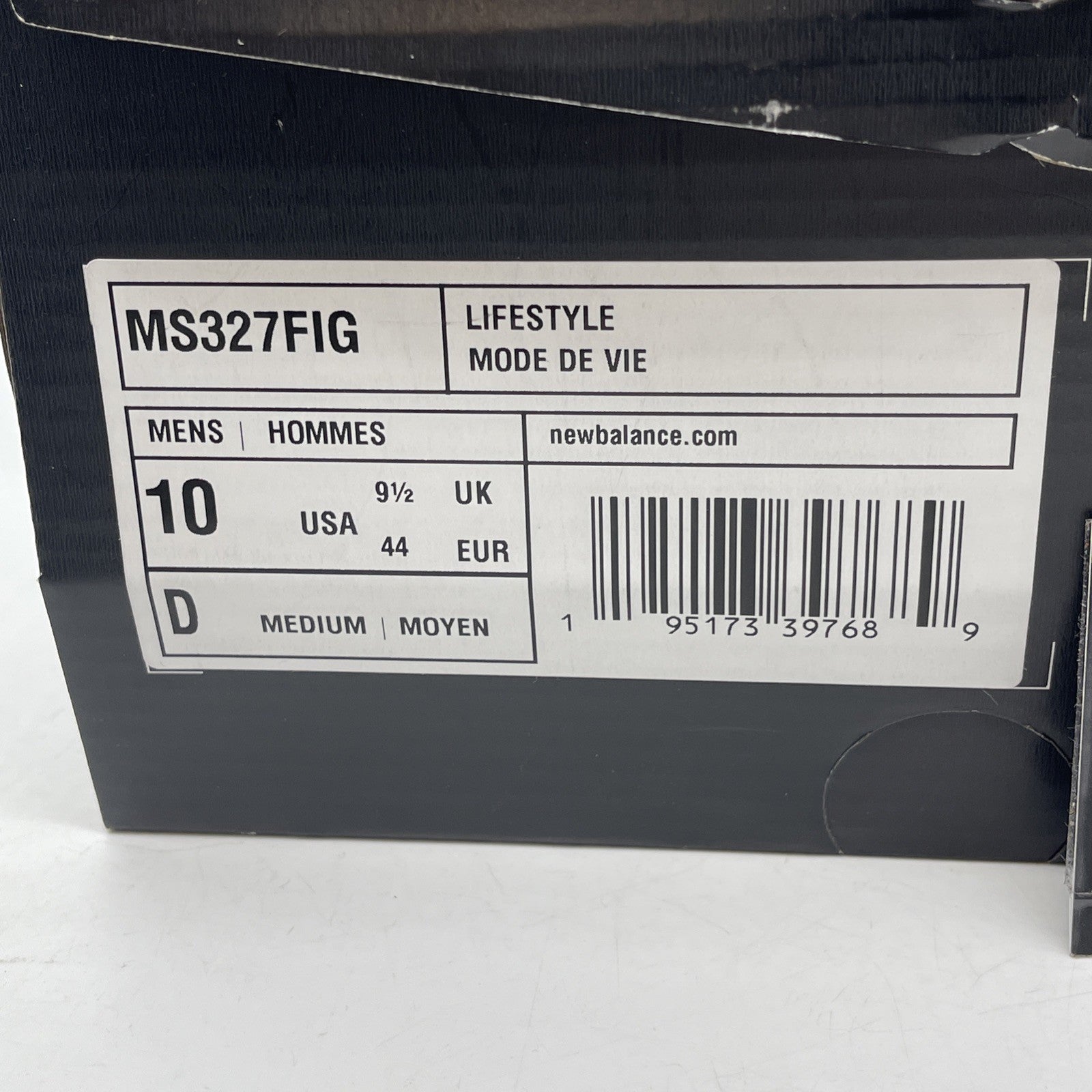 Size 10 - New Balance FIGS x 327 Olive Blue Suede (MS327FIG)