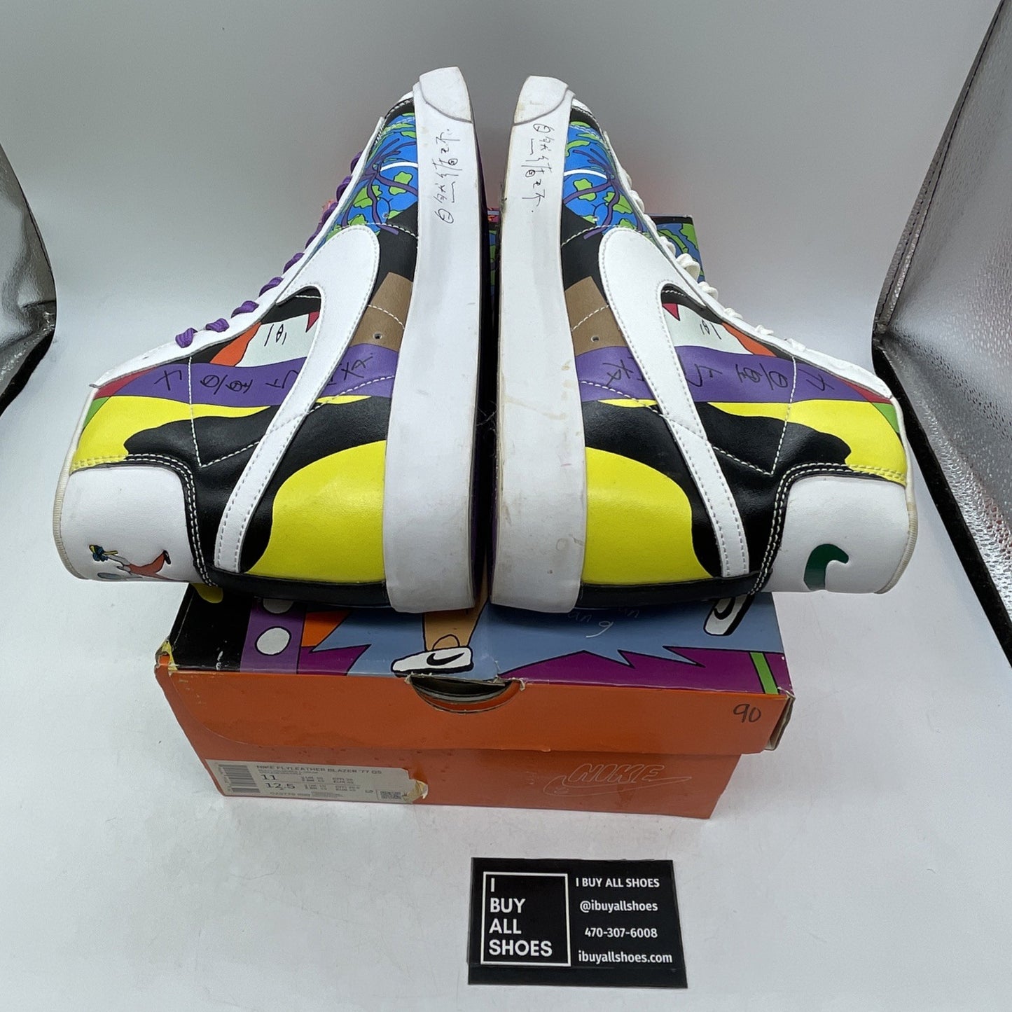 Size 11 - Ruohan Wang x Nike Blazer ’77 Flyleather Mid Multicolor (CZ3775-900)