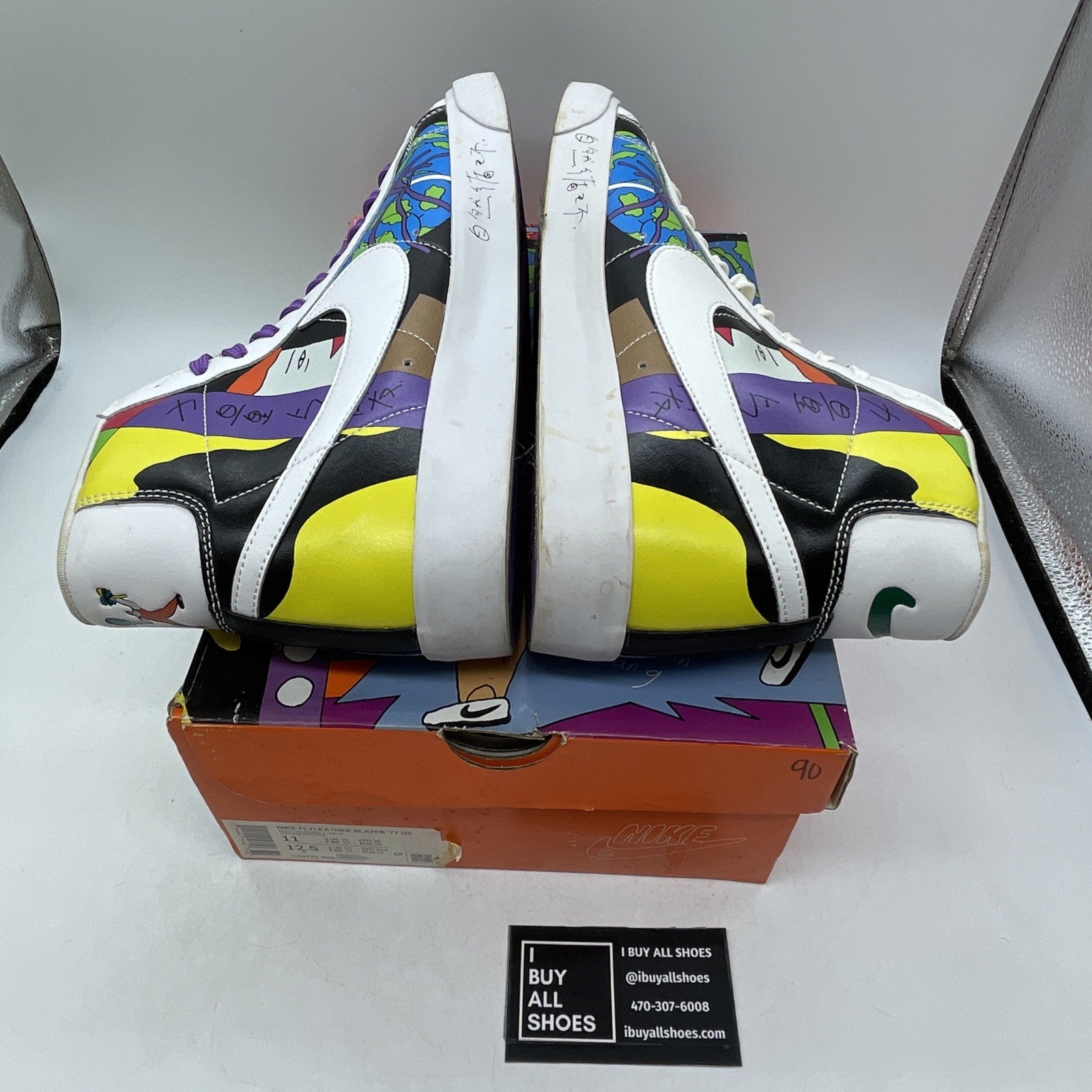 Size 11 - Ruohan Wang x Nike Blazer ’77 Flyleather Mid Multicolor (CZ3775-900)