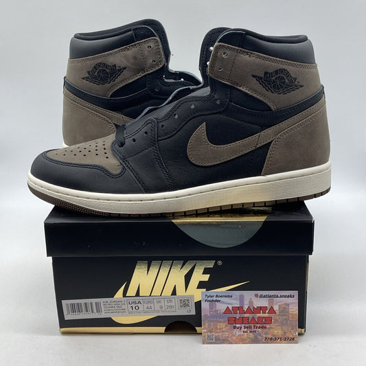 Size 10 - Jordan 1 Retro OG High Palomino Brown White Black Suede (DZ5485-020)