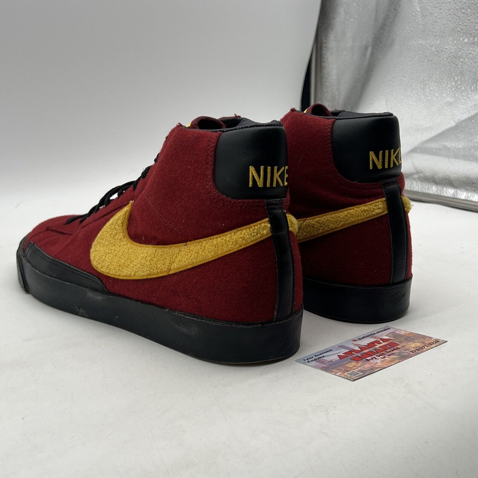 Size 15 - Nike Blazer Premium High Red (316397-671)