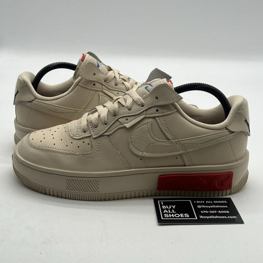 Size 9.5 - Nike Air Force 1 Fontanka Pearl White University Red W (DA7024-200)