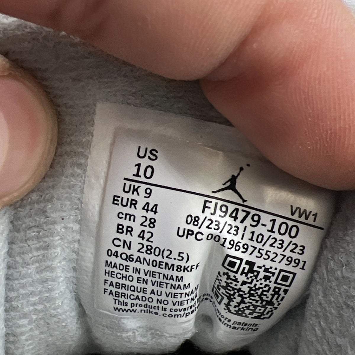 Size 10 - Air Jordan 3 Retro Craft Ivory/Grey White Leather (FJ9579-100)