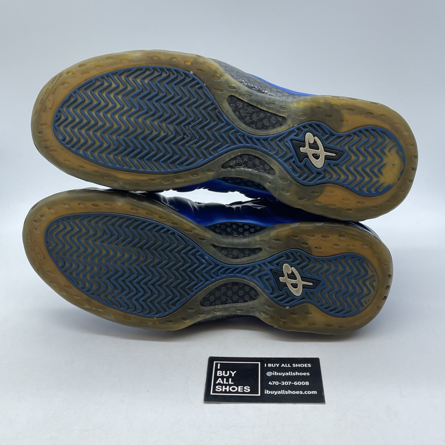 Size 11.5 - Nike Air Foamposite One XX Royal Blue Black Suede (895320-500)
