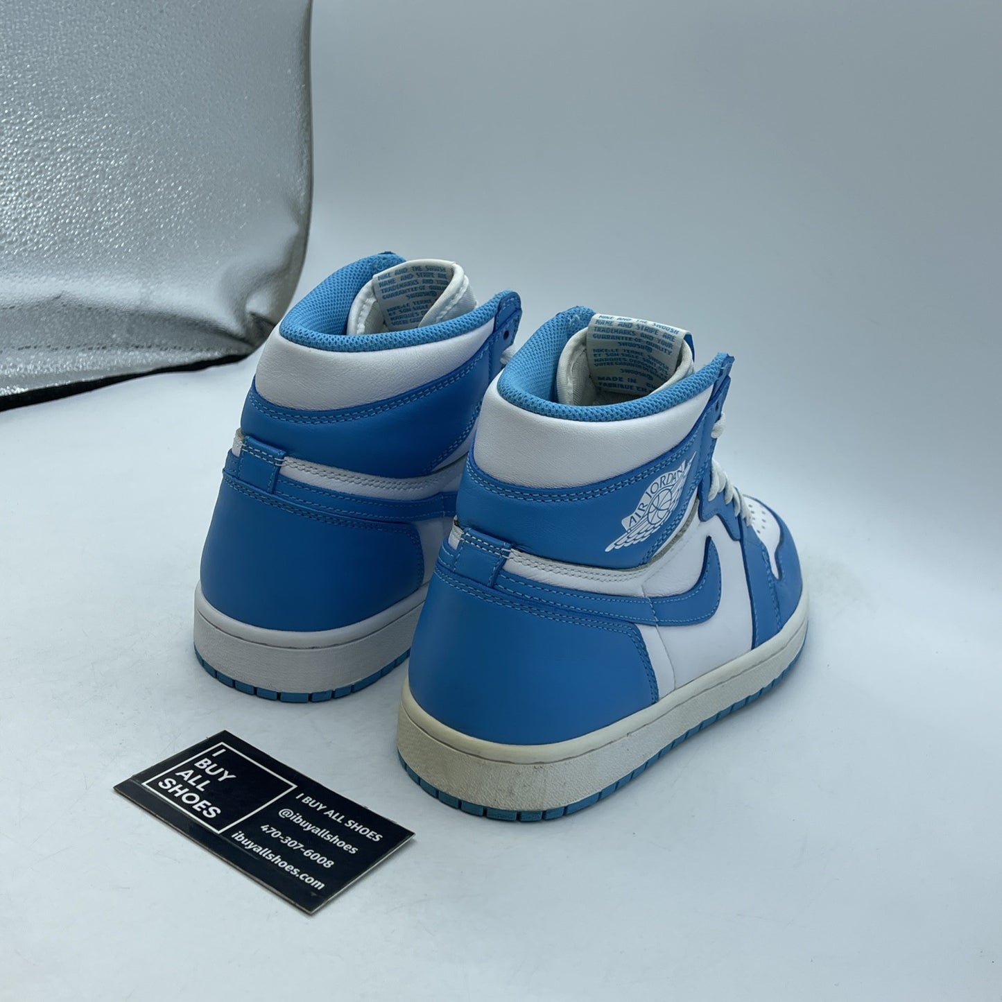 Size 9 - Air Jordan 1 Retro High OG UNC 2015 (555088-117)