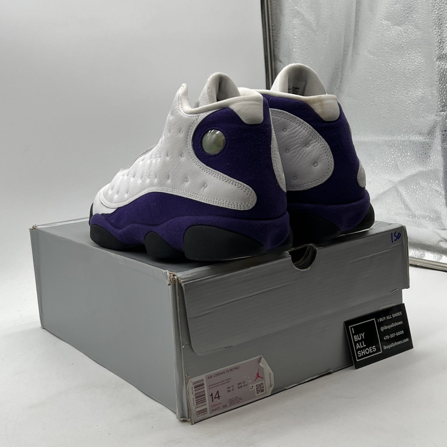 Size 14 - Air Jordan 13 Retro Lakers (414571-105)
