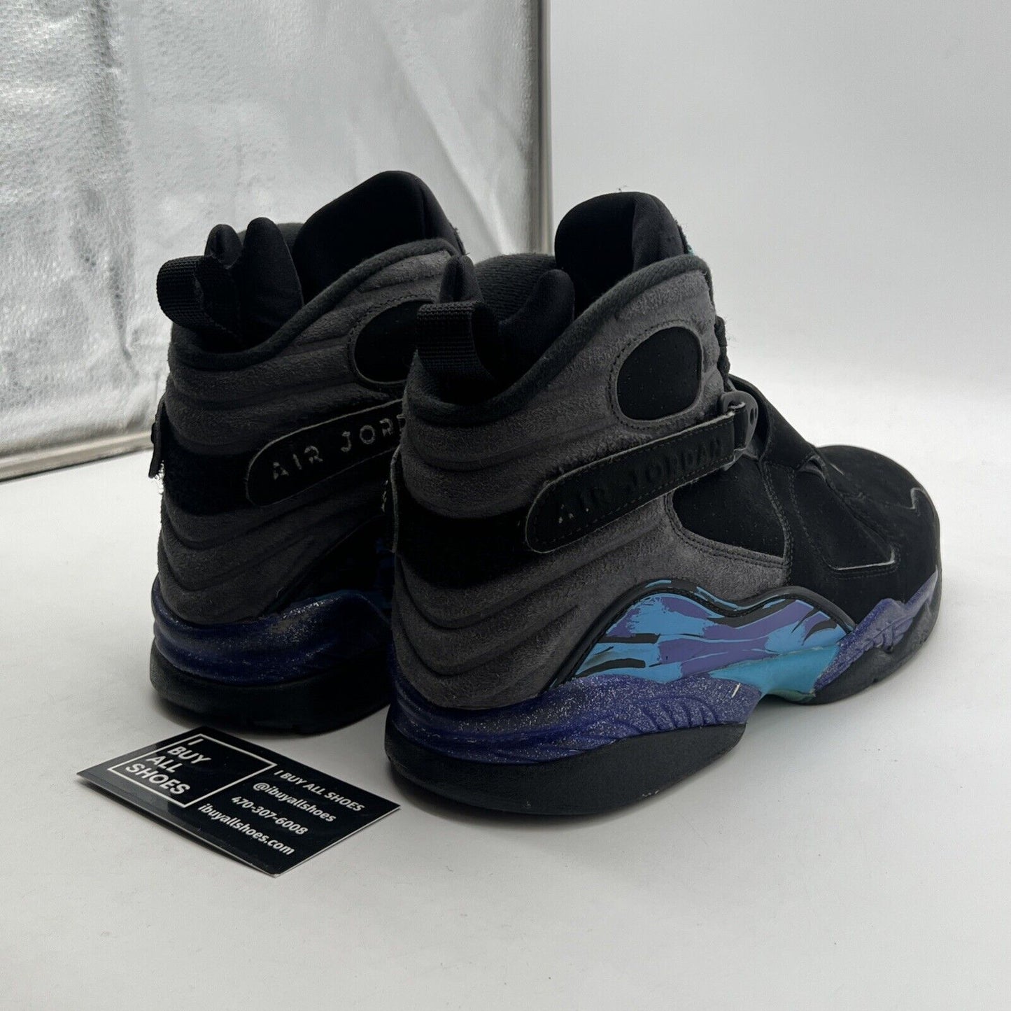 Size 10.5 - Air Jordan 8 Retro Aqua 2015 (305381-025)