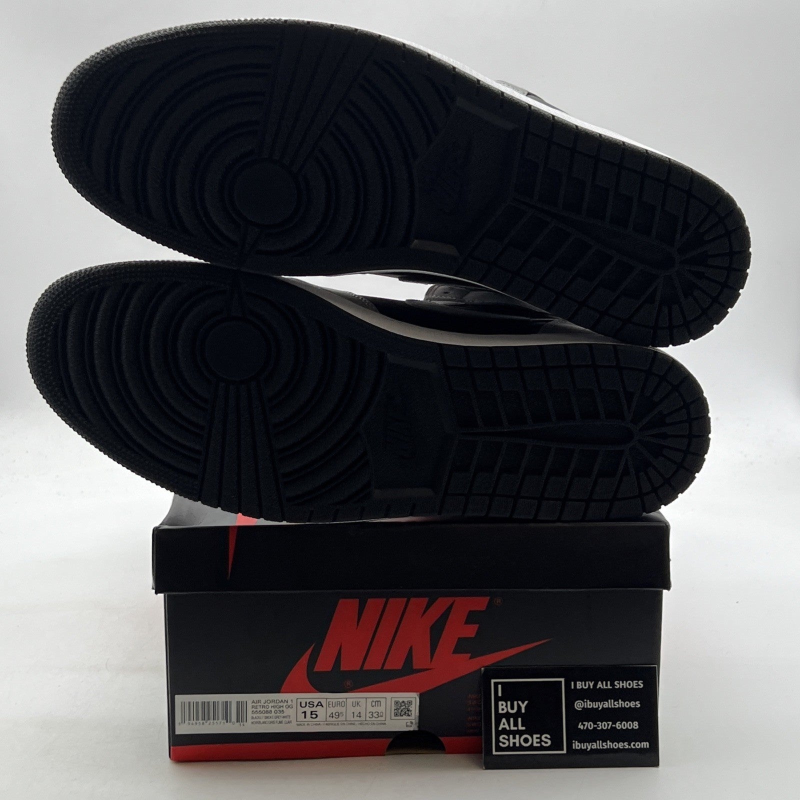 Size 15 - Air Jordan 1 Retro OG High Shadow 2.0 (555088-035)