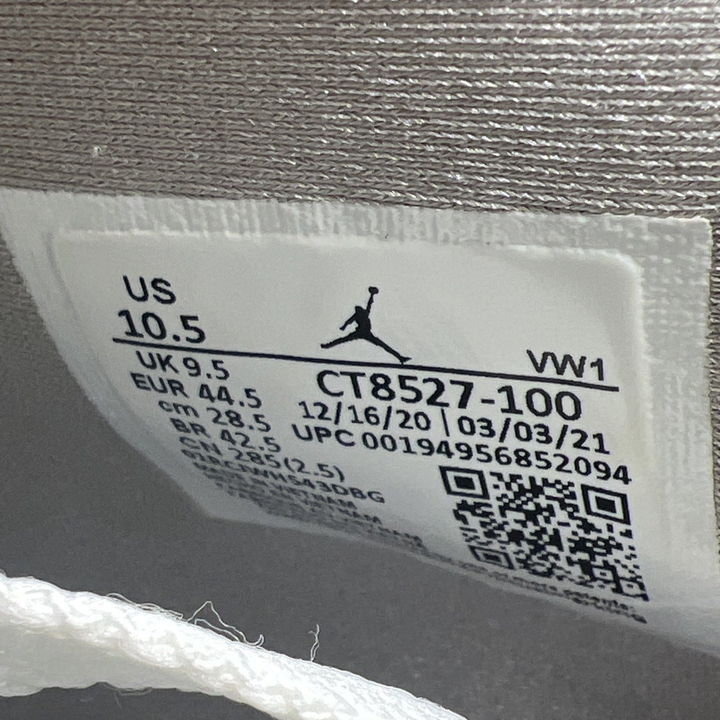 Size 10.5 - Air Jordan 4 Retro Mid White Oreo (CT8527-100)