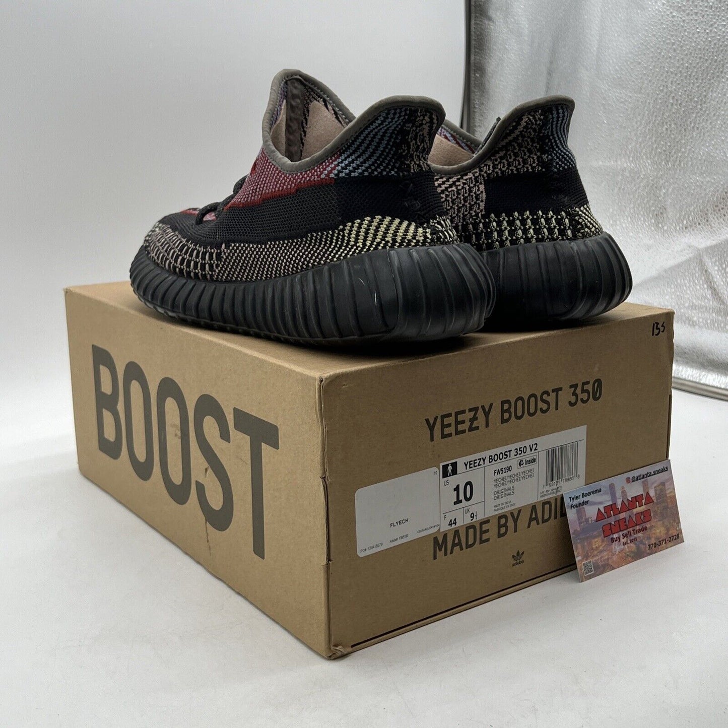 Size 10 - adidas Yeezy Boost 350 V2 Yecheil Non-Reflective (FW5160)