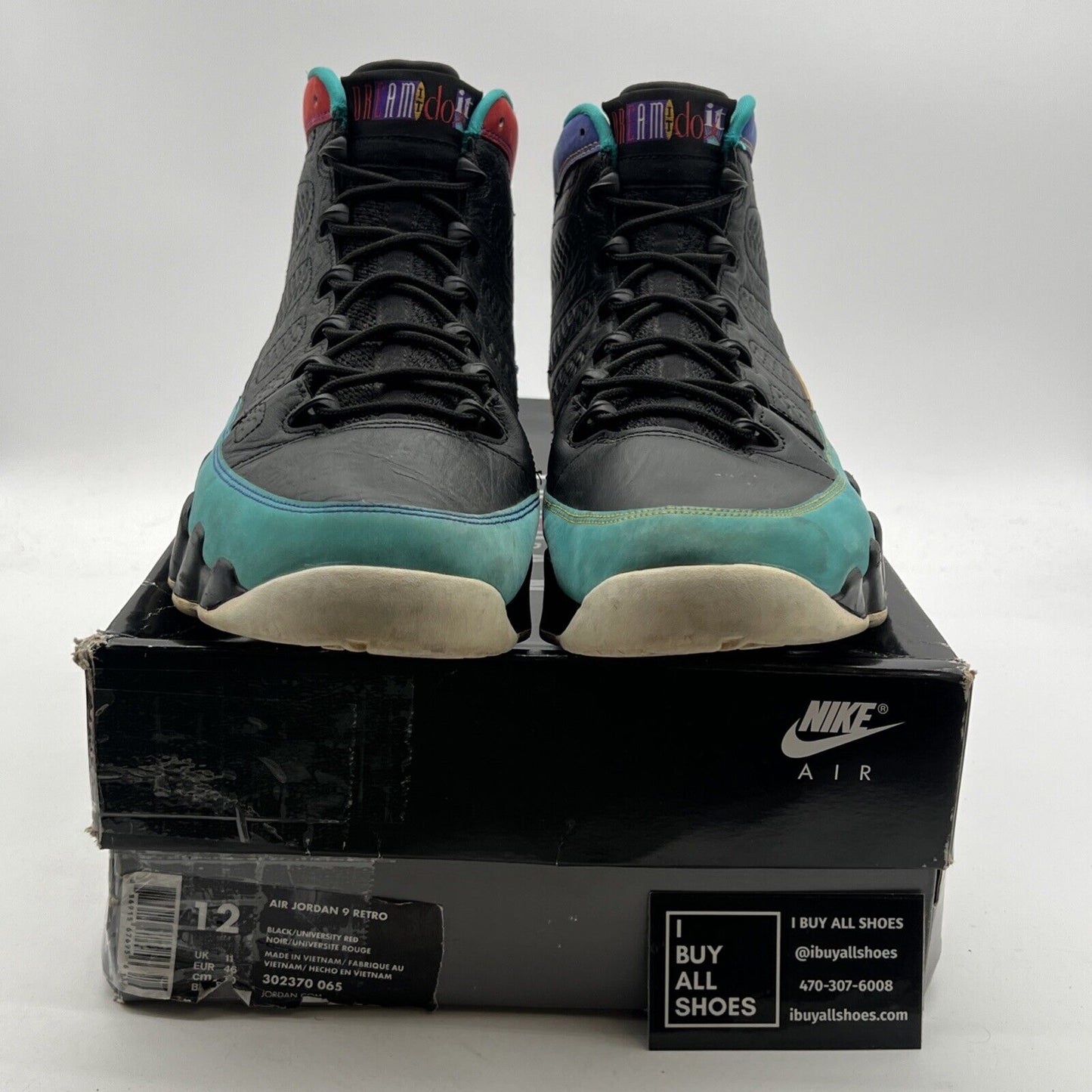 Size 12 - Air Jordan 9 Retro Dream It, Do It (302370-065)