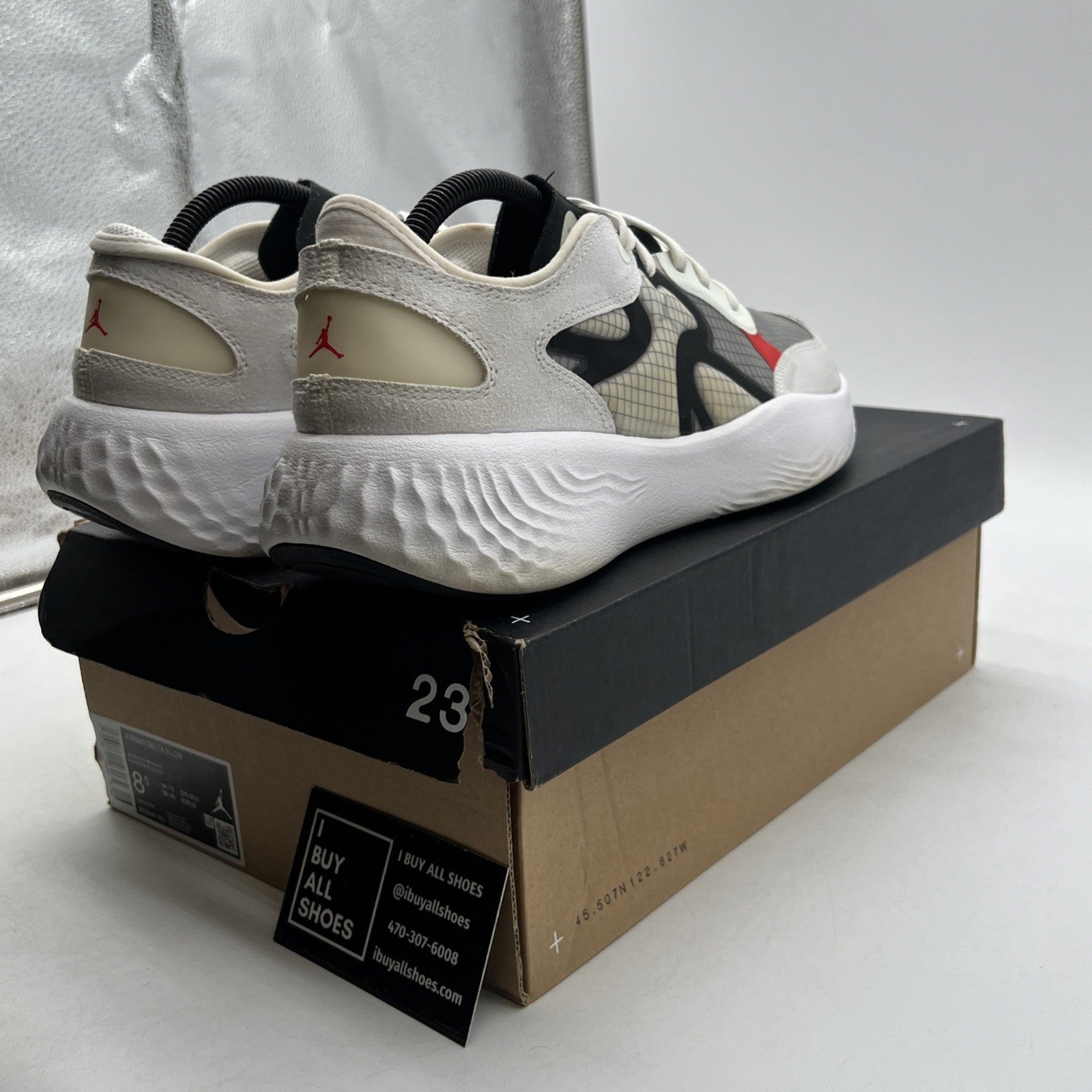 Size 8.5 - Jordan Delta 3 Low White Chile Red (DN2547-160)