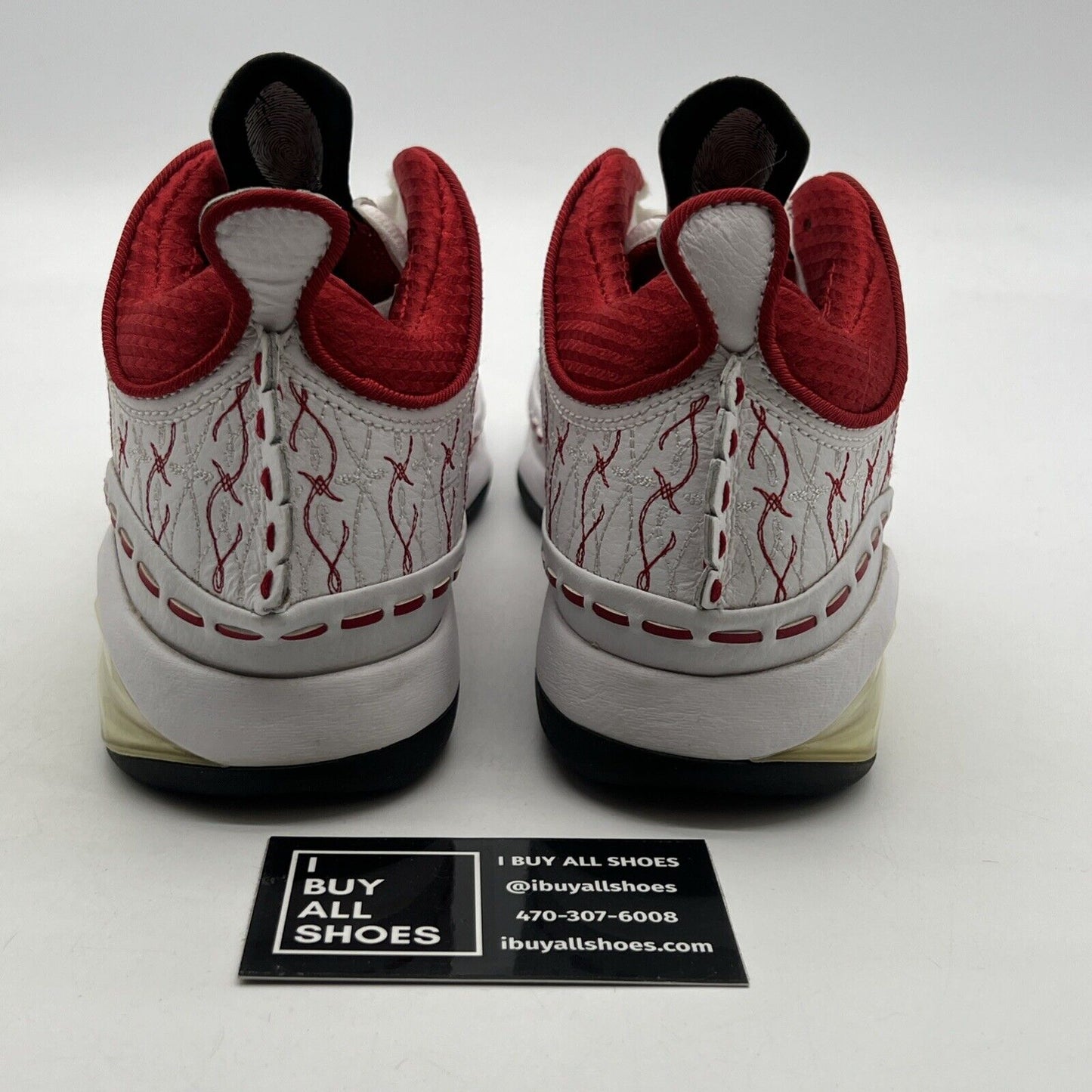 Size 7Y - Nike Air Jordan 23 Low White Red (323406-161)