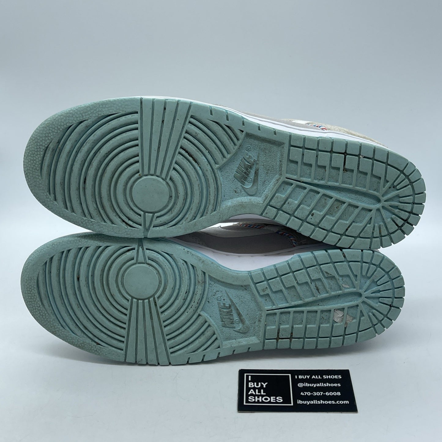 Size 11.5 - Nike Dunk SE Low Barber Shop - Grey Suede Leather (DH7614-500)