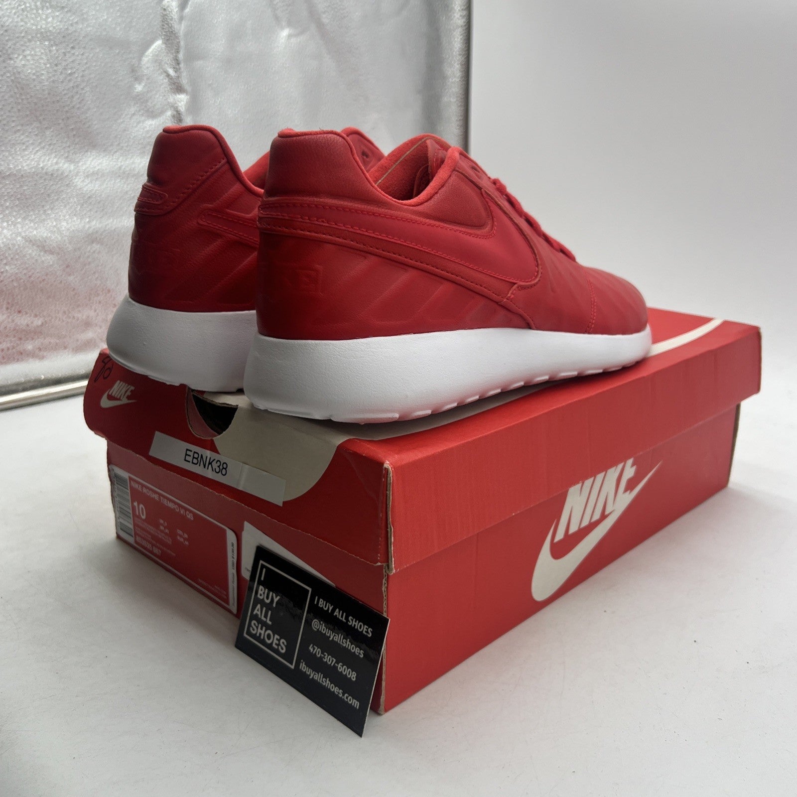 Size 10 - Nike Roshe Tiempo 6 QS Red (853535-667)