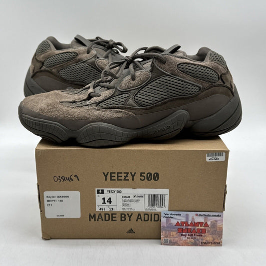 Size 14 - adidas Yeezy 500 Brown Clay Suede Mesh Boost Kanye Kardashian