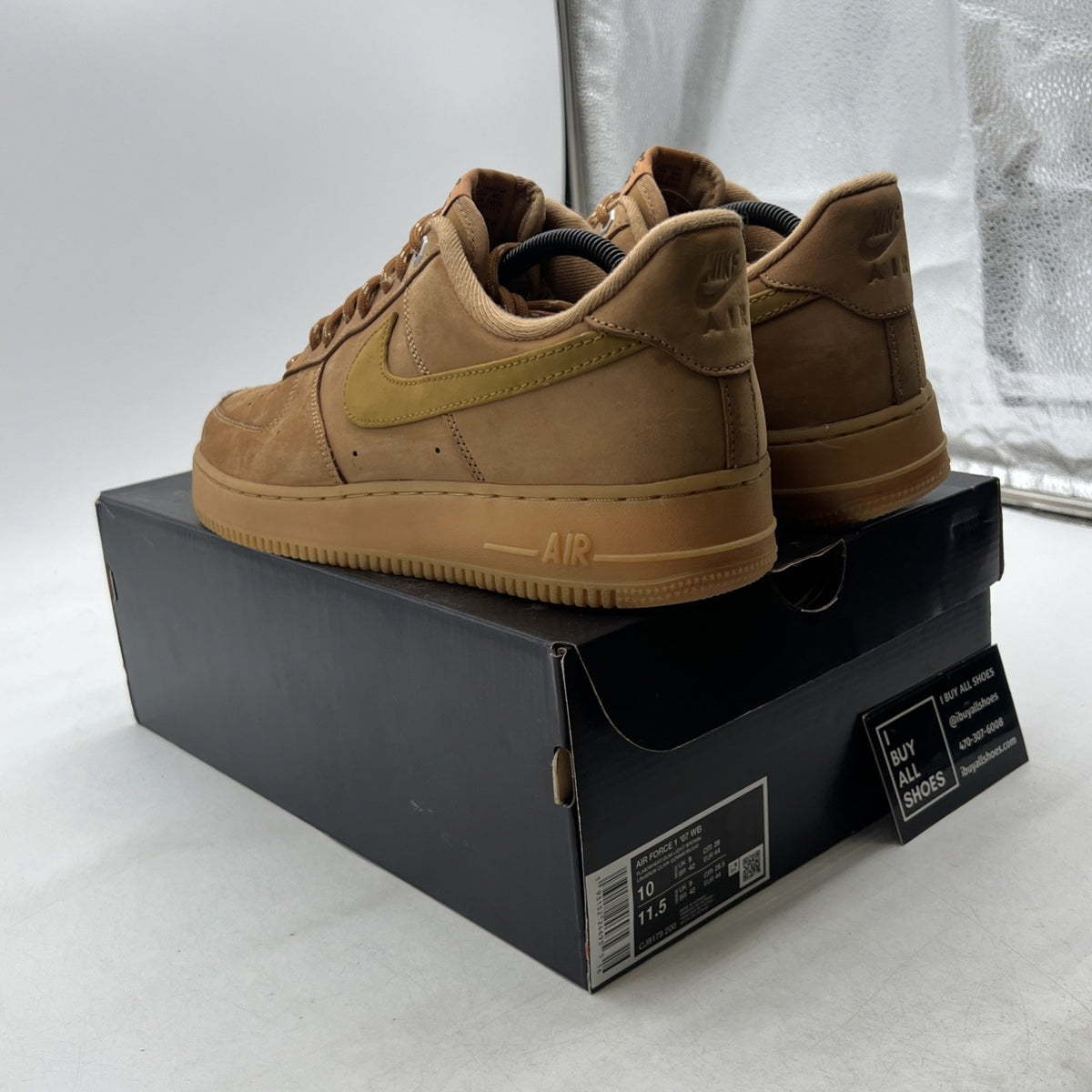 Size 10 - Nike Air Force 1 Low Flax 2019/2022 (CJ9179-200)