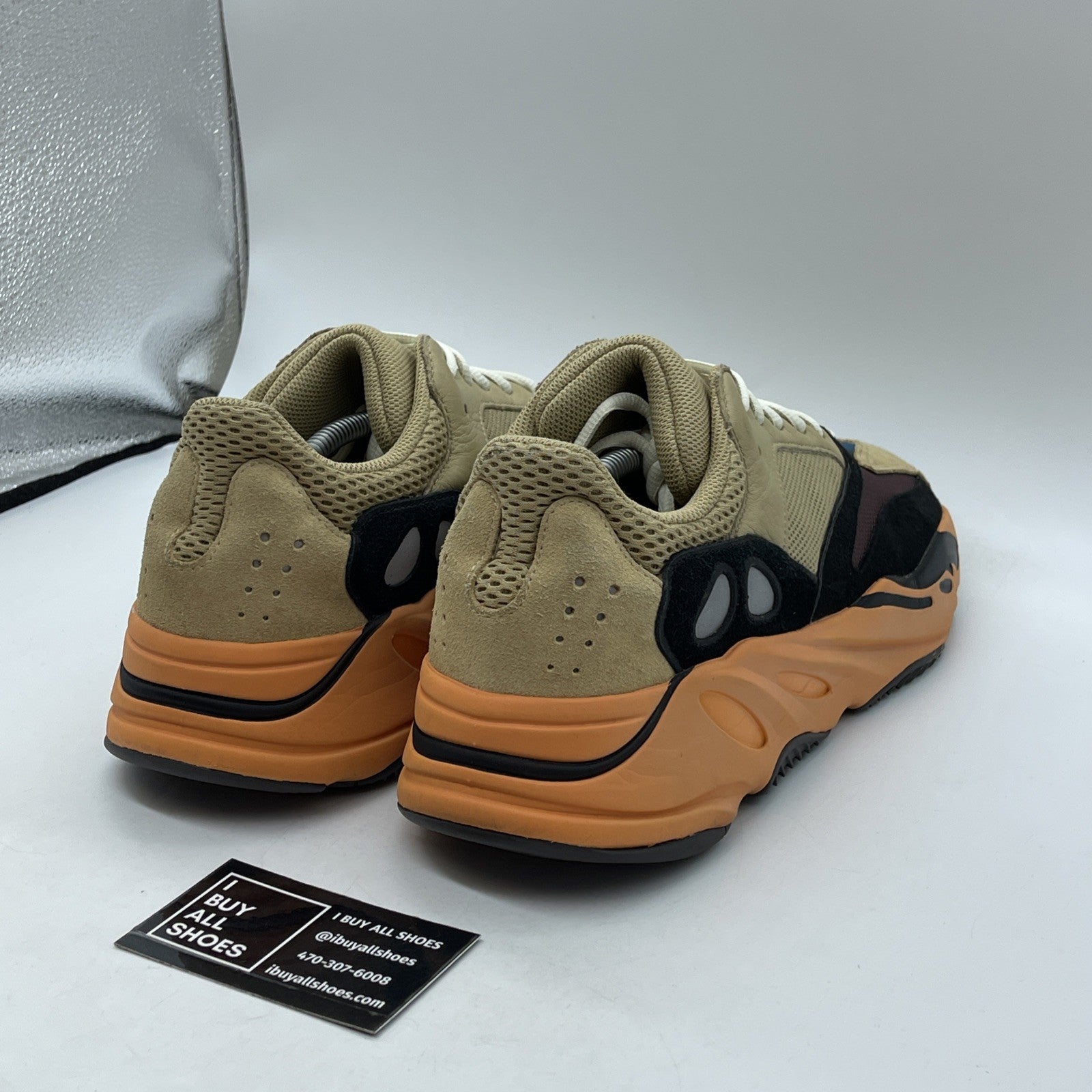 Size 12.5 - adidas Yeezy Boost 700 Enflame Amber Suede Leather (GW0297)
