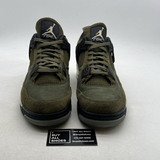 Size 13 - Air Jordan 4 SE Retro Low Craft - Olive (FB9927-200)
