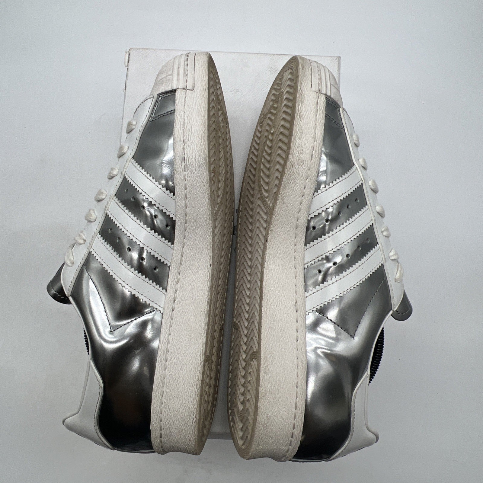 Size 10 - adidas Prada x Superstar Silver Metallic (FX4546)