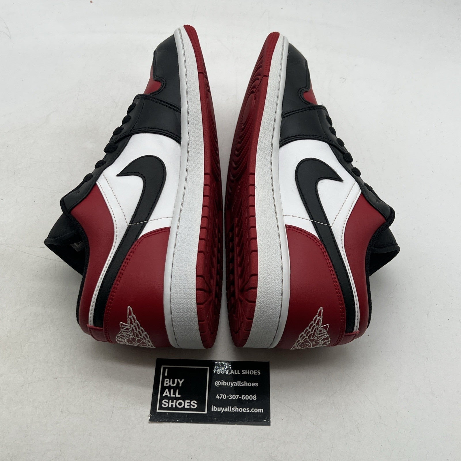 Size 11 - Air Jordan 1 Low Bred Toe (553558-612)