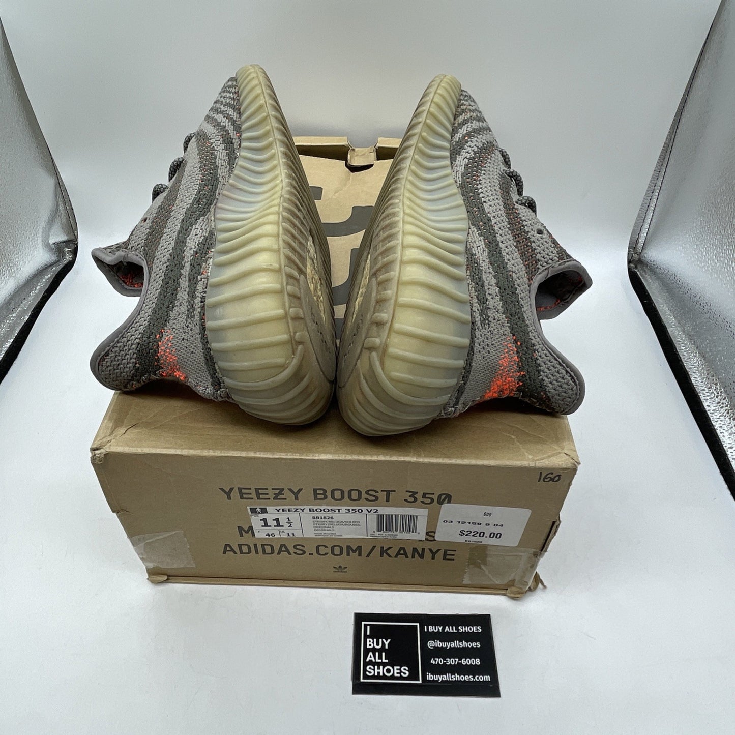 Size 11.5 - adidas Yeezy Boost 350 V2 Beluga (BB1826)