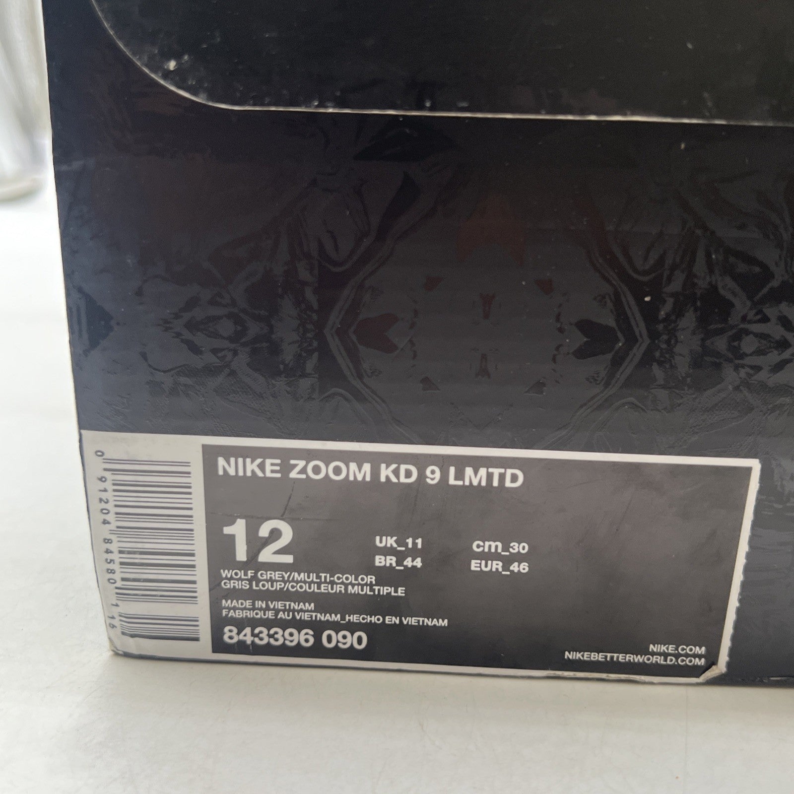 Size 12 - Nike KD 9 Pre-Heat - (843396-090)
