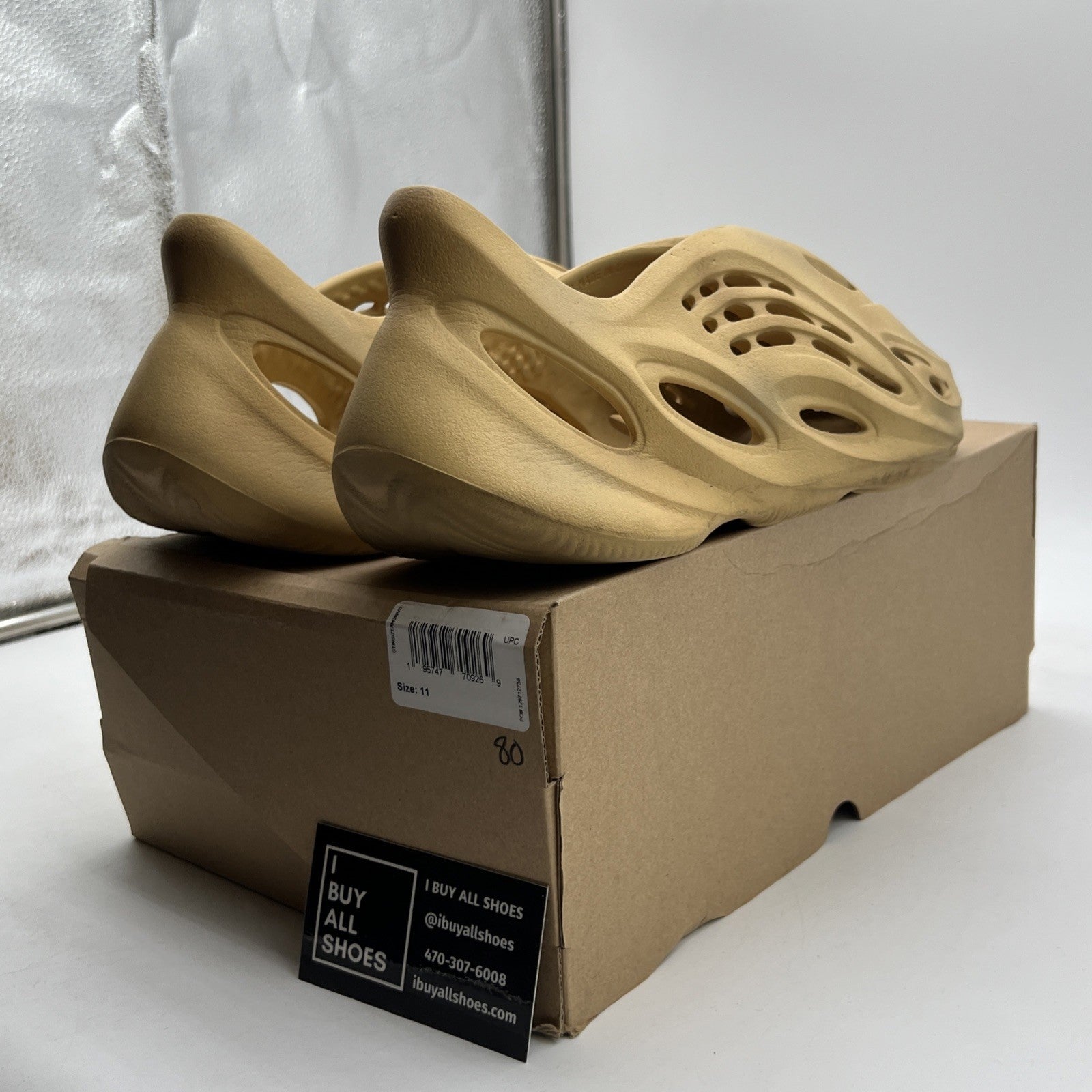 Size 11 - Adidas Yeezy Foam Runner Desert Sand Rnnr (GV6843)
