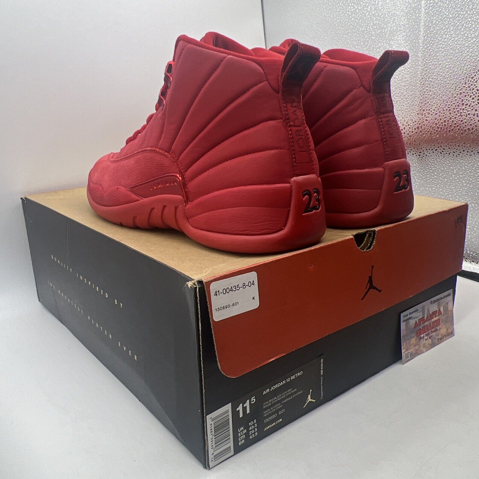 Size 11.5 - Air Jordan 12 Retro Gym Red Leather (130690-601)