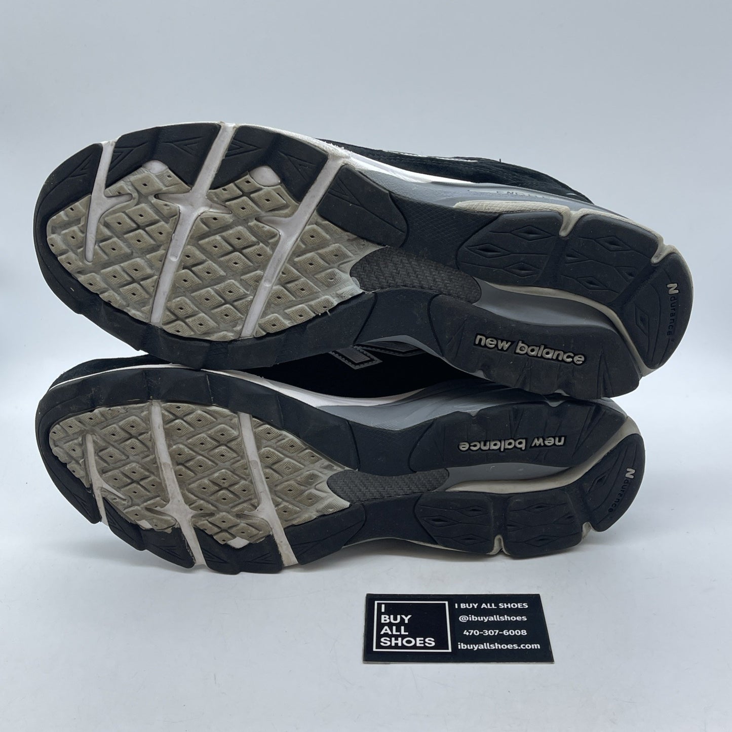 Size 12 - New Balance 990v3 Black And Silver Suede Leather (M990BS3)