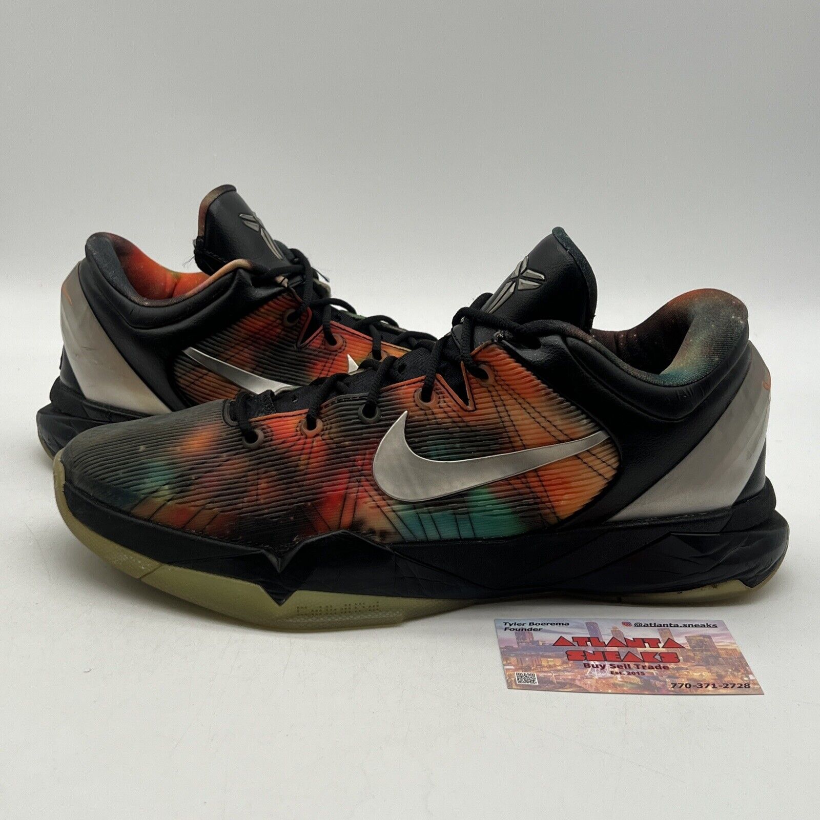 Size 11 - Nike Zoom Kobe 7 All Star - Galaxy Orange Grey Black (520810-001)