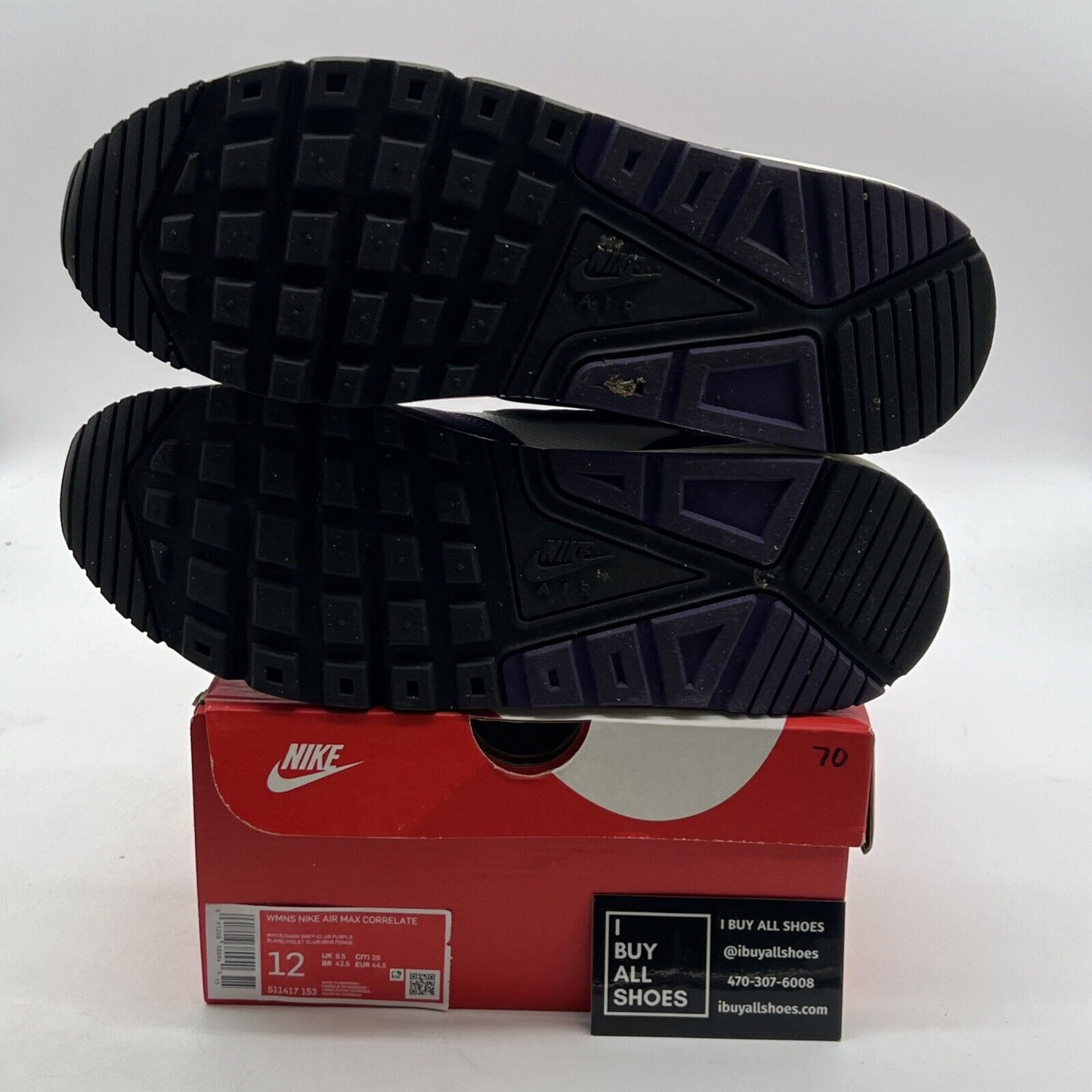 Size 12 - Nike Air Max Correlate Club Purple W (511417-153)