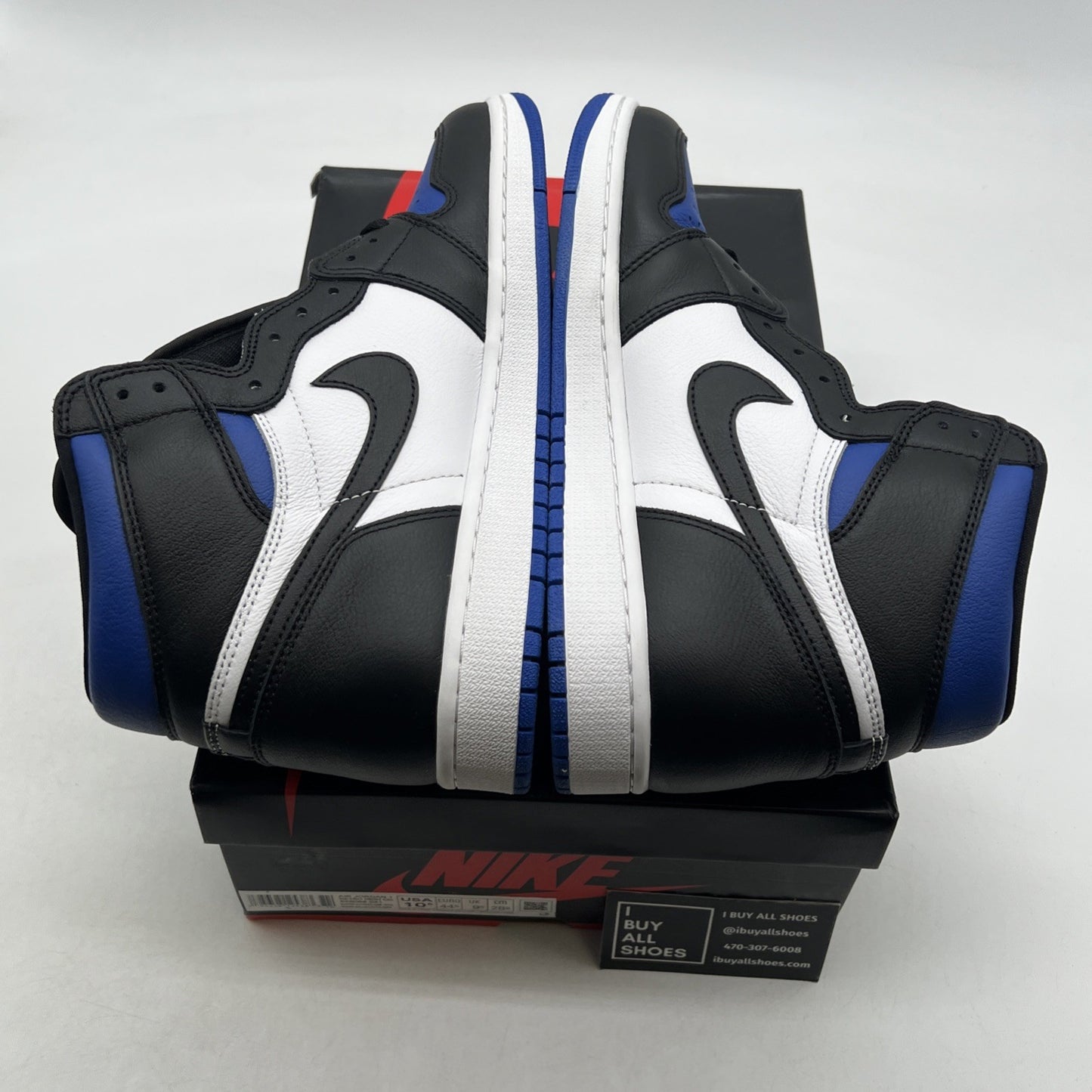 Size 10.5 - Air Jordan 1 Retro OG High Royal Toe (555088-041)